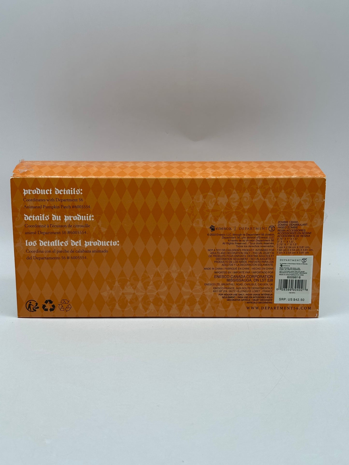 Department 56 - Zombie Crawl - Snow Village Halloween