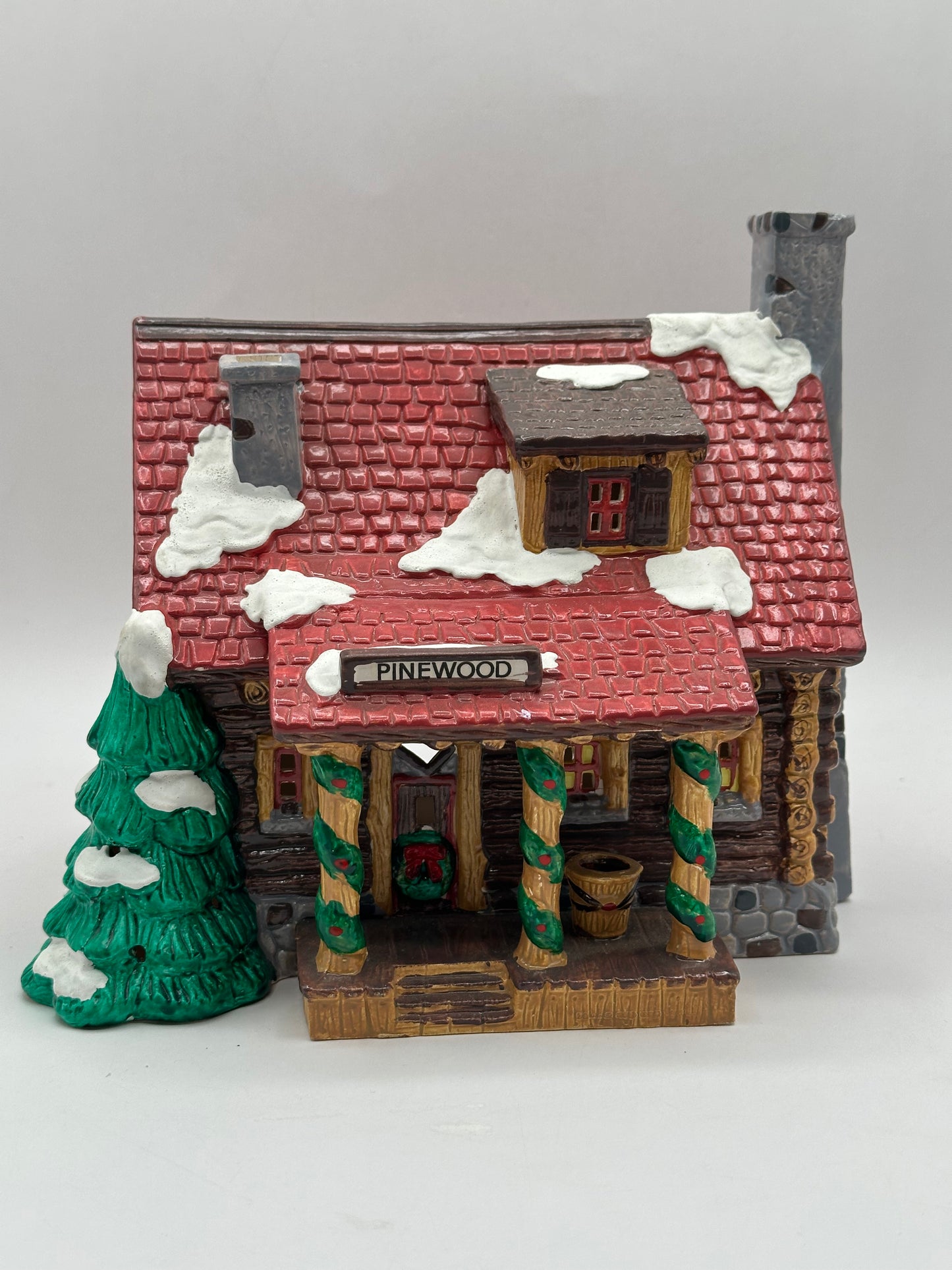 Department 56 - Pinewood Log Cabin - Original Snow Village
