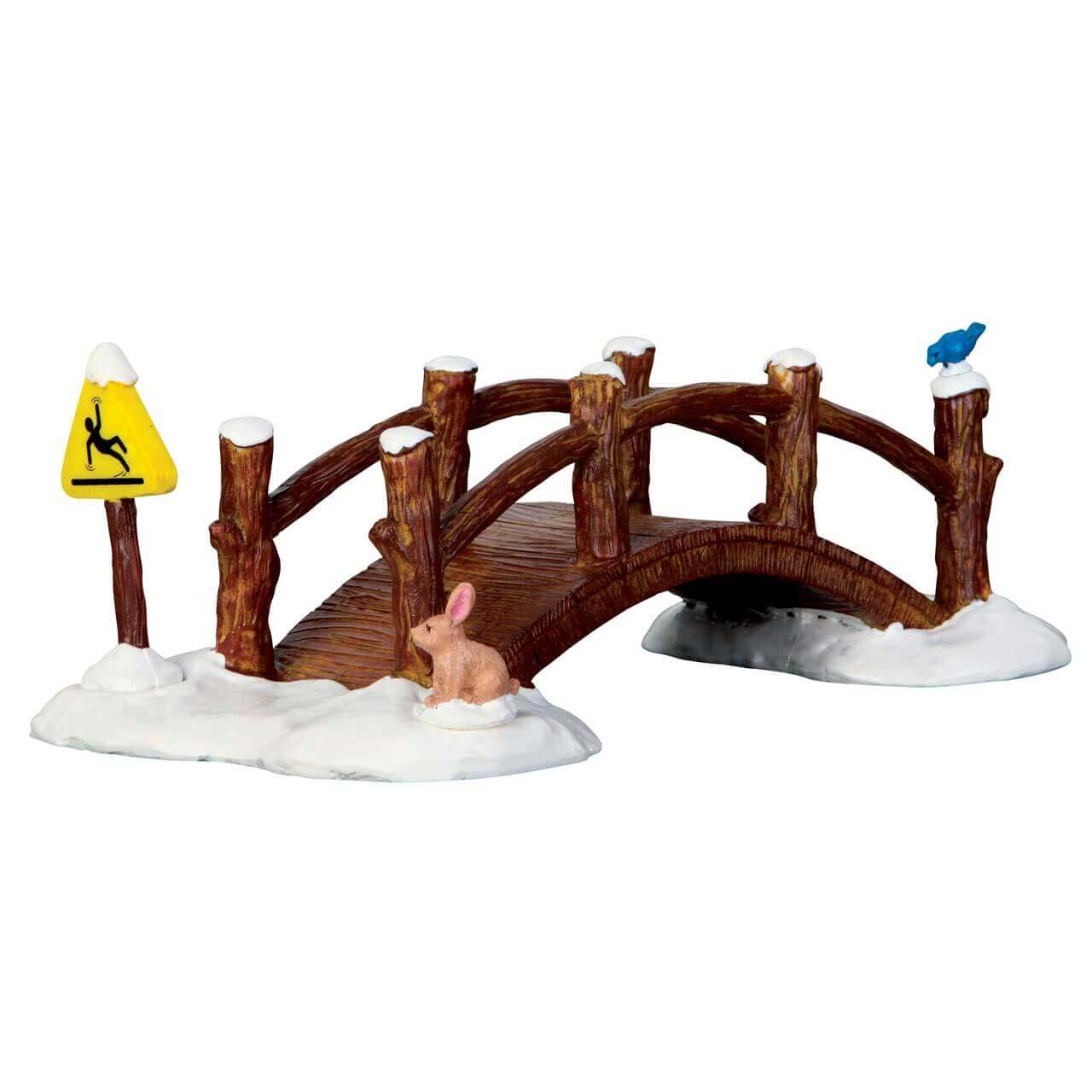 Lemax Split Rail Footbridge - Vail Village Christmas village table accent