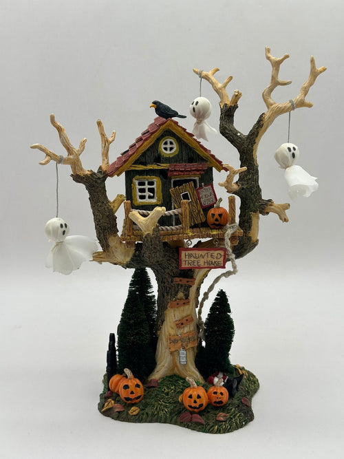 Department 56 - Haunted Tree House - Snow Village Halloween