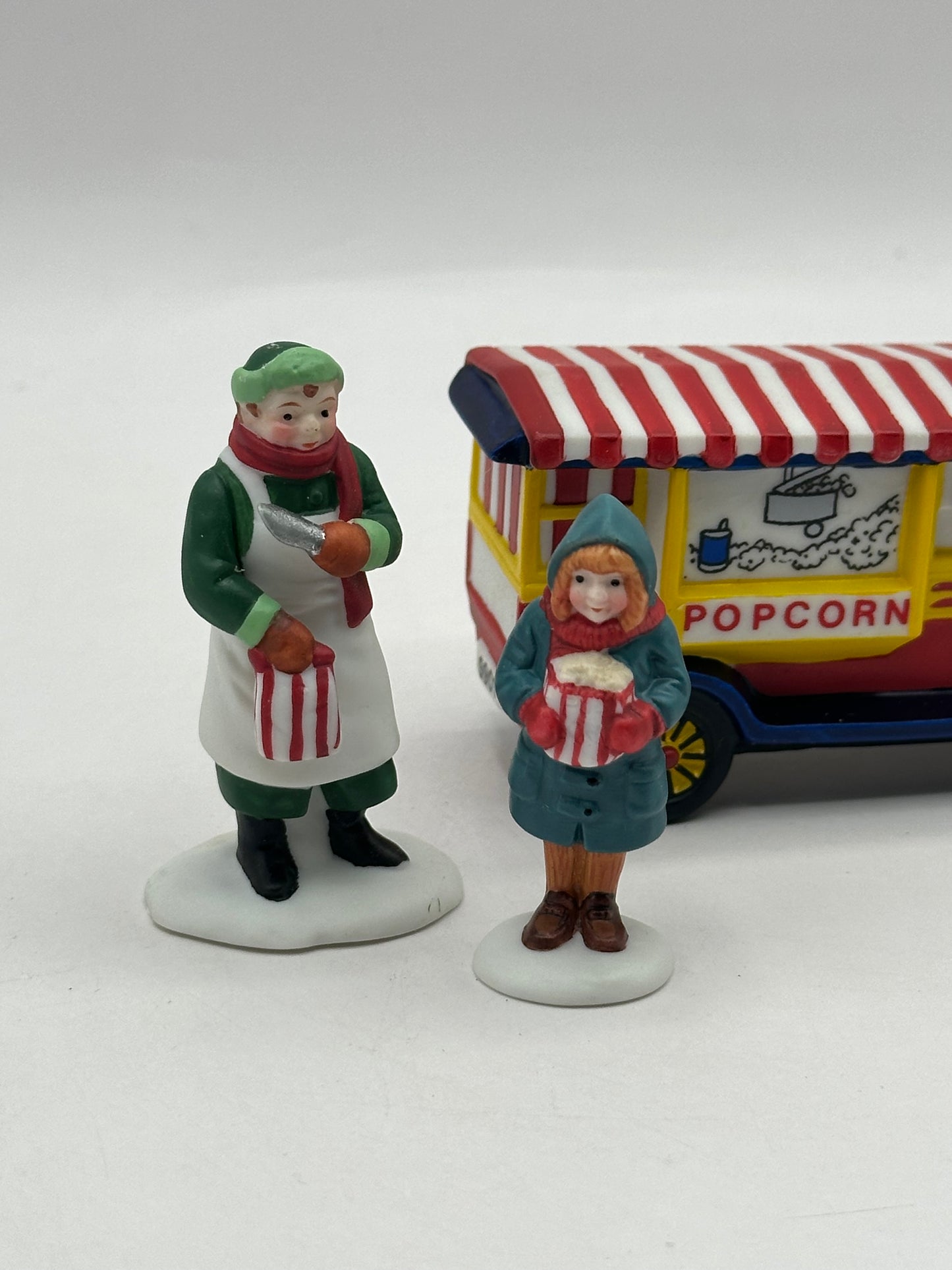 Department 56 - Popcorn Vendor - Christmas in the City