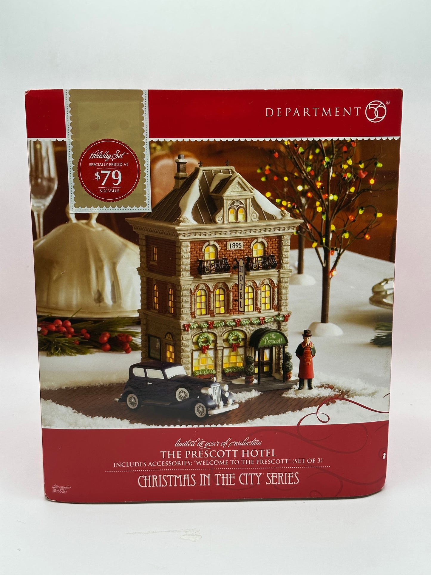 Department 56 - The Prescott Hotel - Christmas in the City