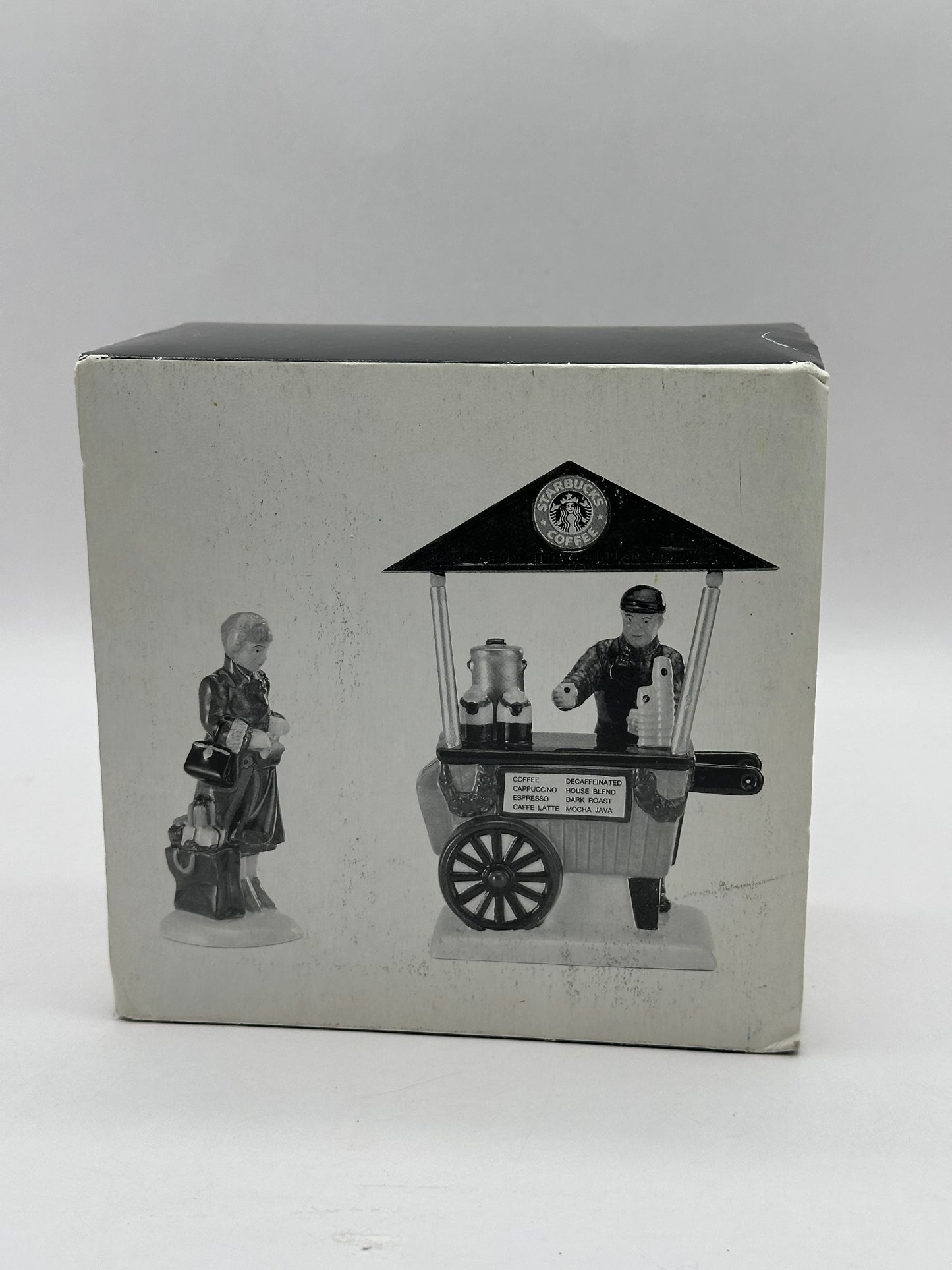 Department 56 - Starbucks Coffee Cart - Original Snow Village