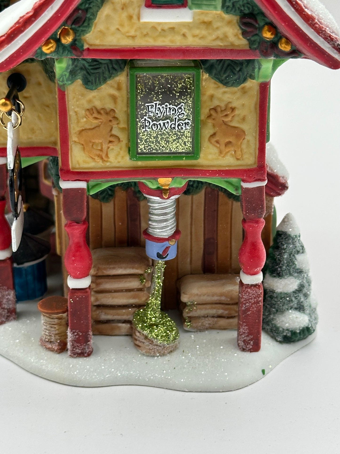Department 56 - Reindeer Flying Feed Store - North Pole Series
