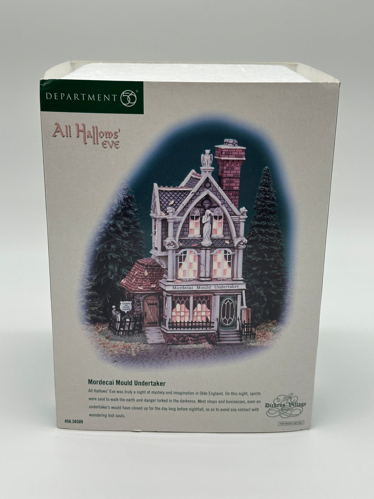Department 56 - Mordecai Mould Undertaker - Dickens' Village (All Hallows' Eve)