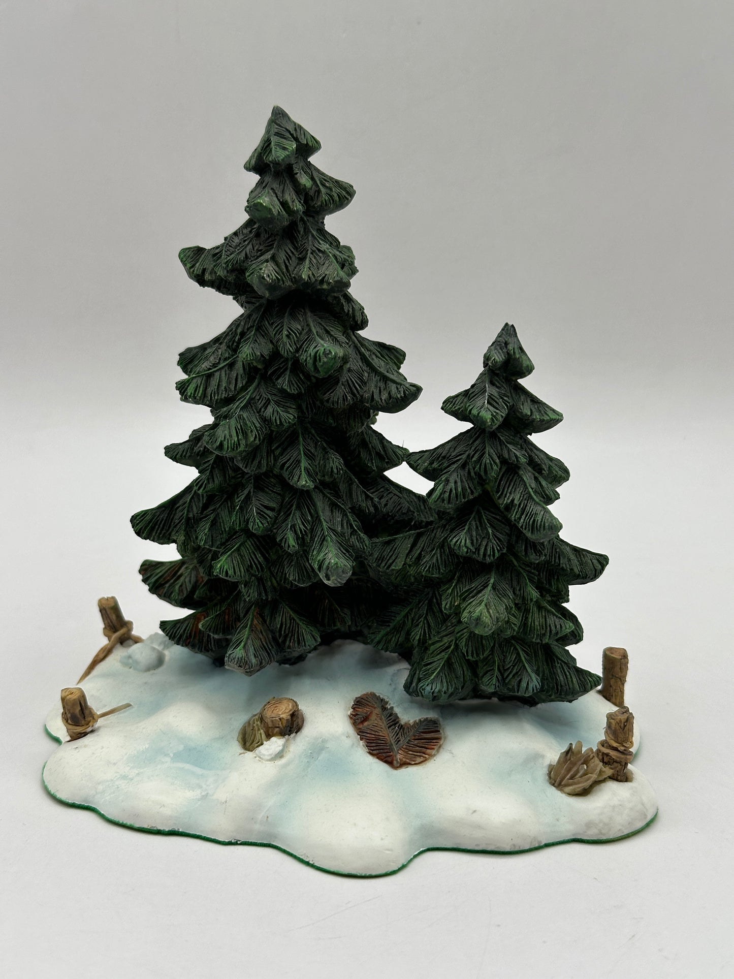 Department 56 - Village Double Pine Trees - Village Accessories