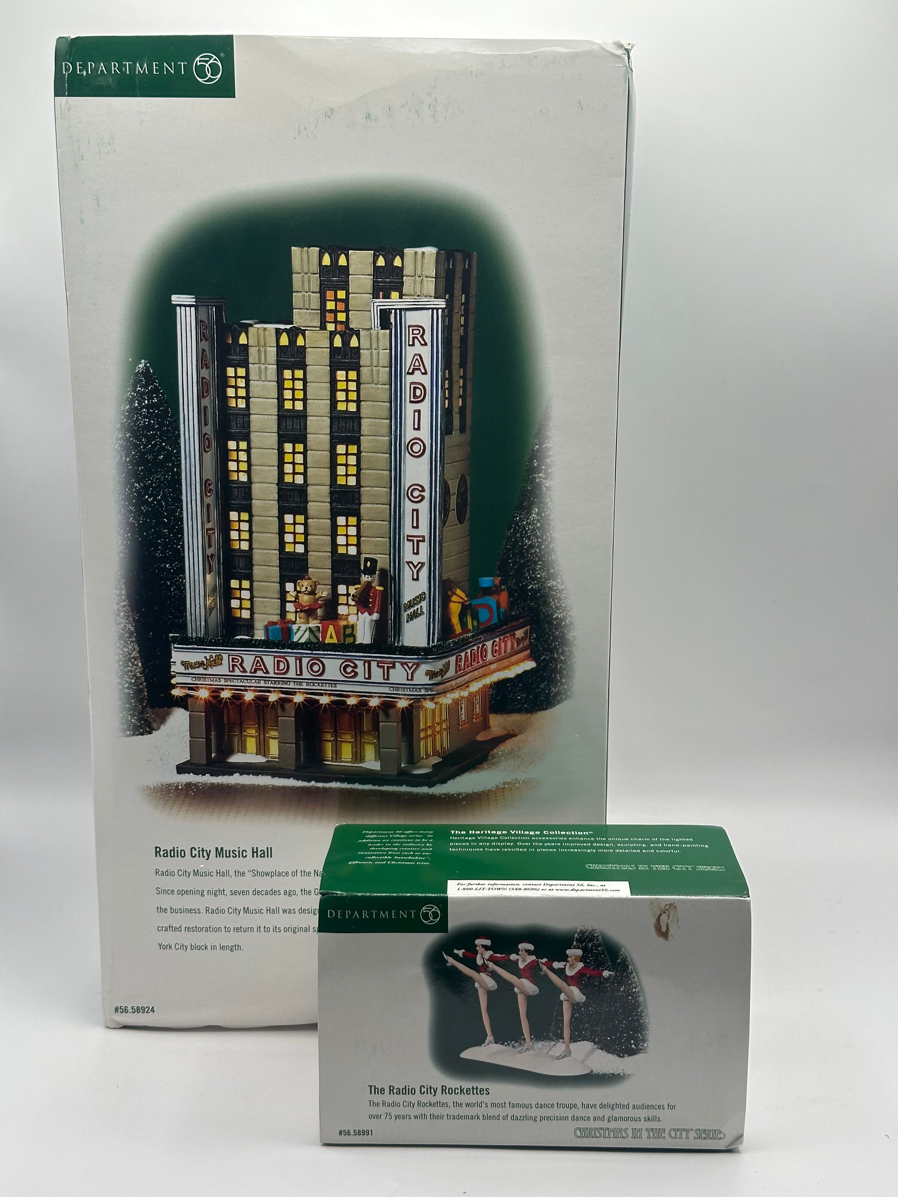 Department 56 - Radio City Music Hall with Radio City Rockettes