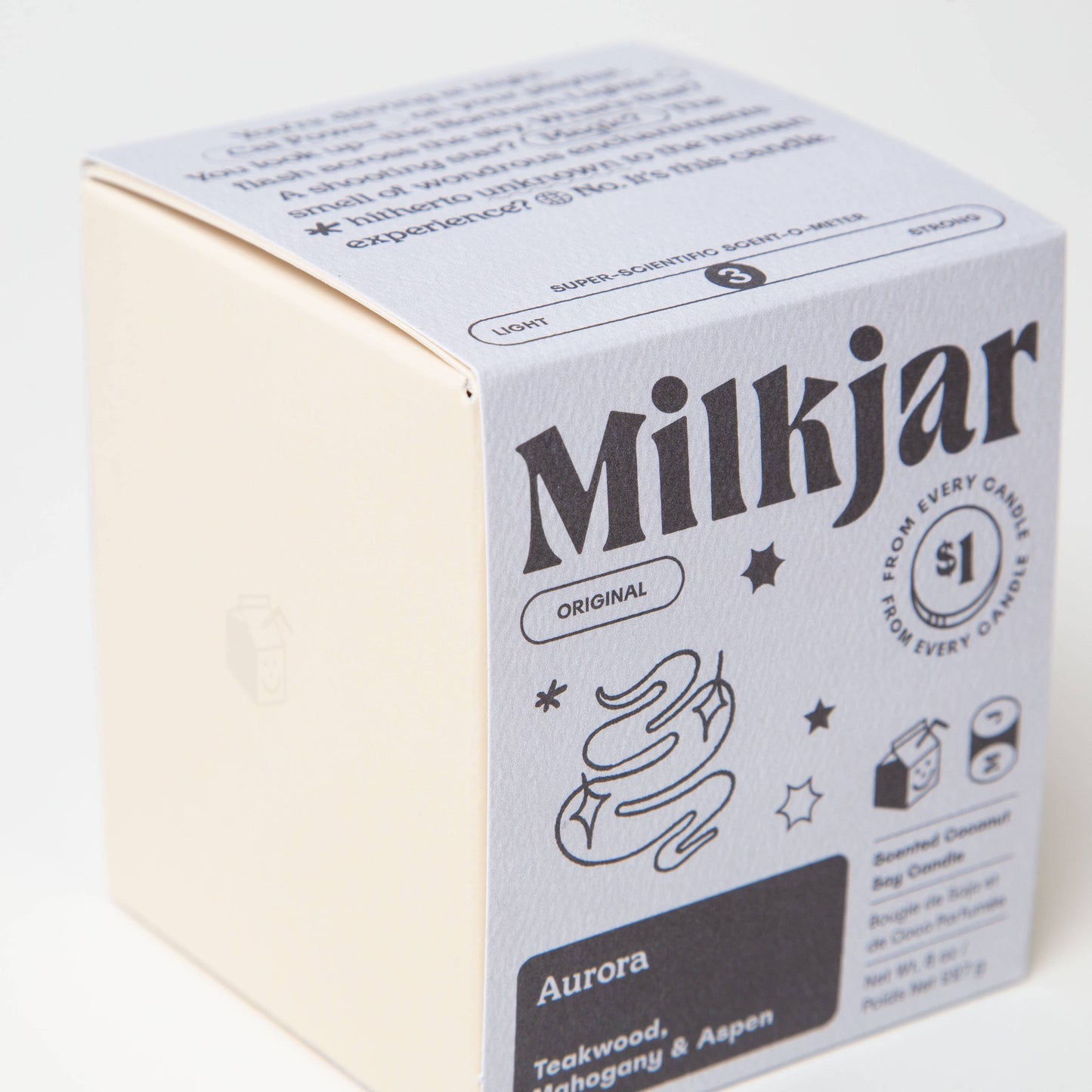 Milk Jar - Aurora - Candle