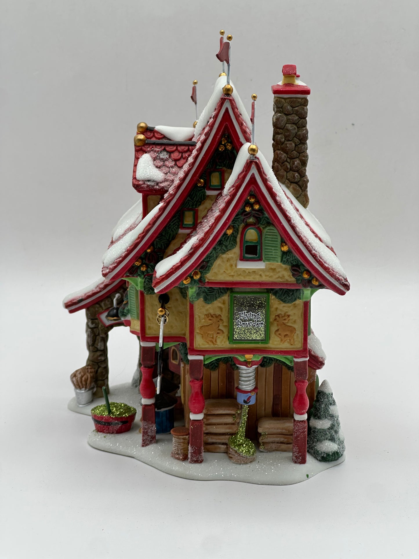 Department 56 - Reindeer Flying Feed Store - North Pole Series