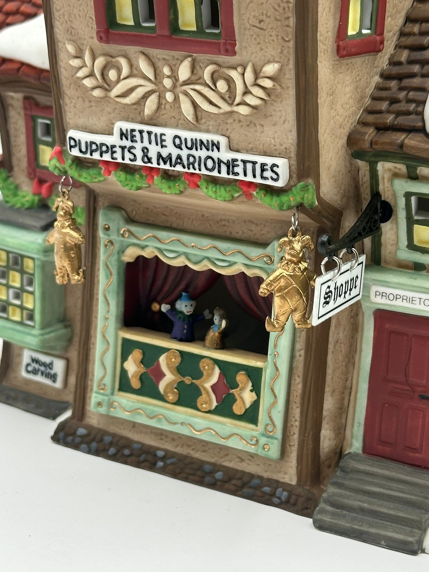 Department 56 - Nettie Quinn Puppets & Marionettes - Dickens' Village