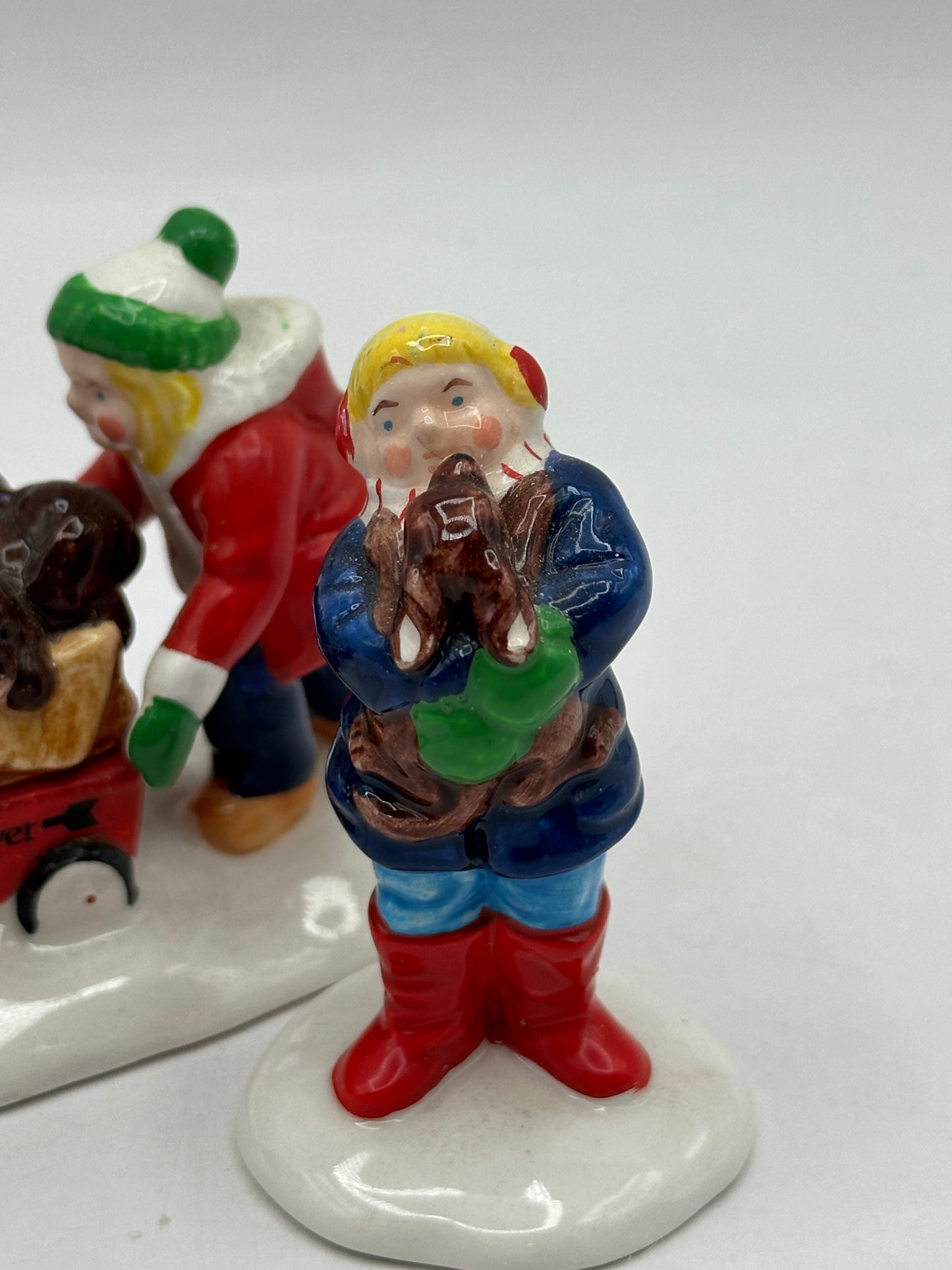 Department 56 - Christmas Puppies - Original Snow Village