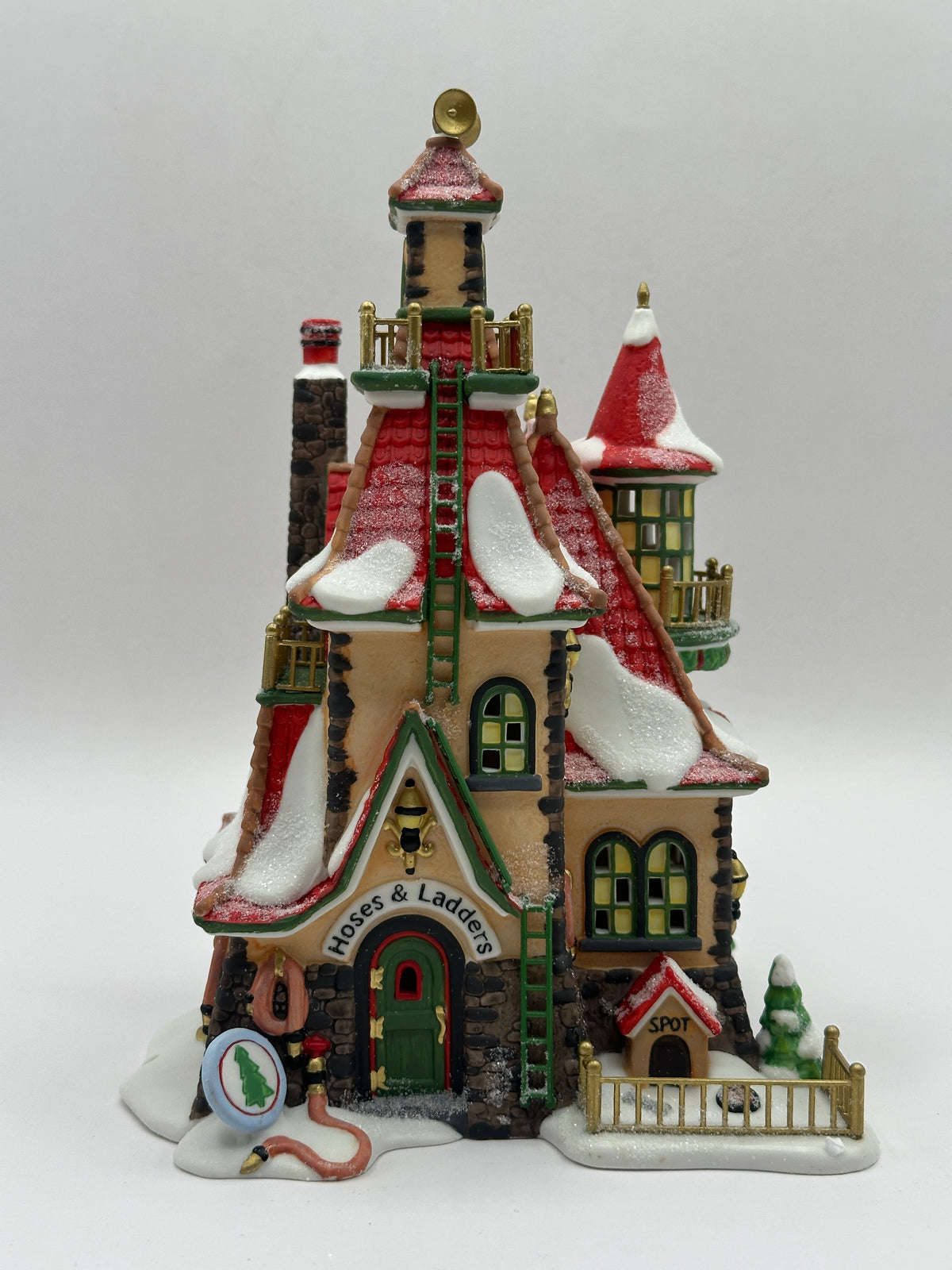 Department 56 - Northern Lights Fire Station - North Pole Series