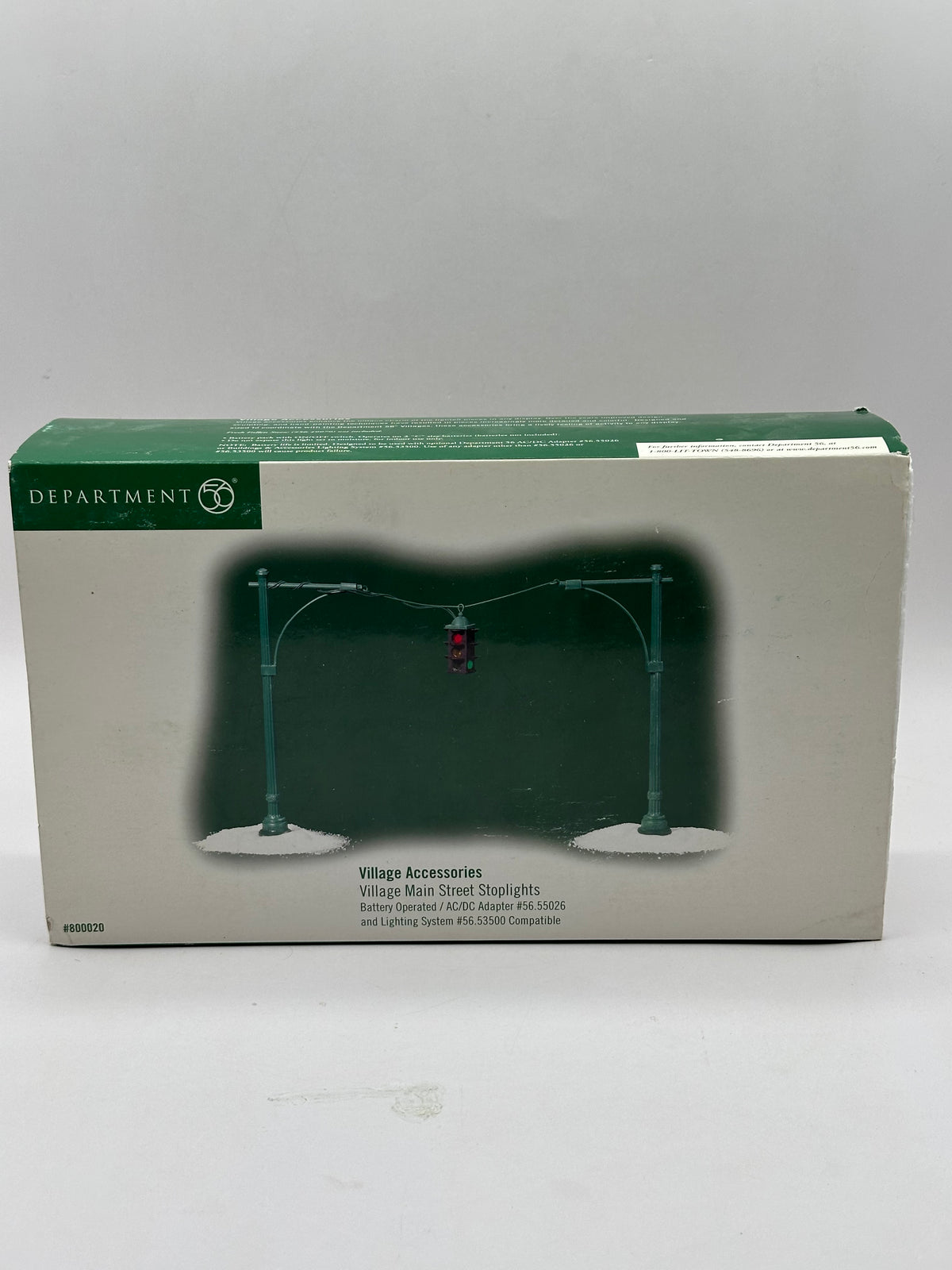Department 56 - Village Main Street Stoplights - Village Accessories