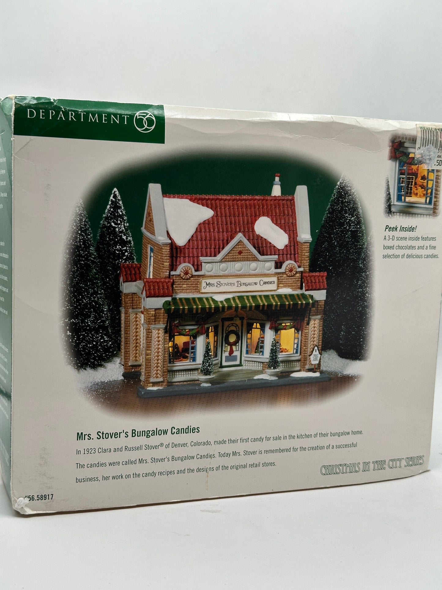 Department 56 - Mrs. Stover's Bungalow Candies - Christmas in the City