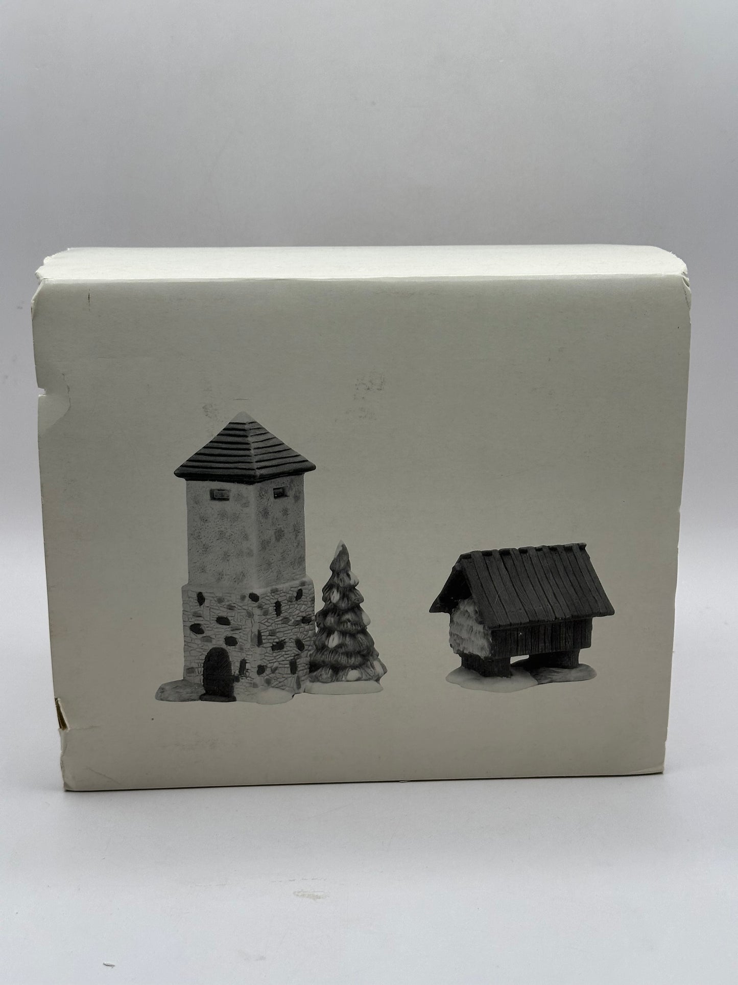 Department 56 - Silo and Hay Shed - New England Village