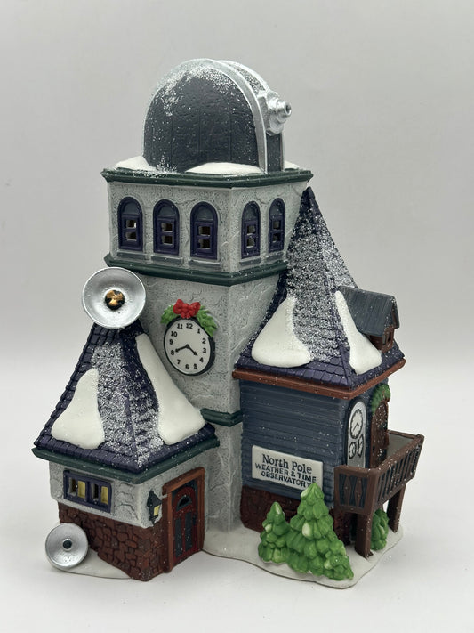 Department 56 - Weather & Time Observatory - North Pole Series