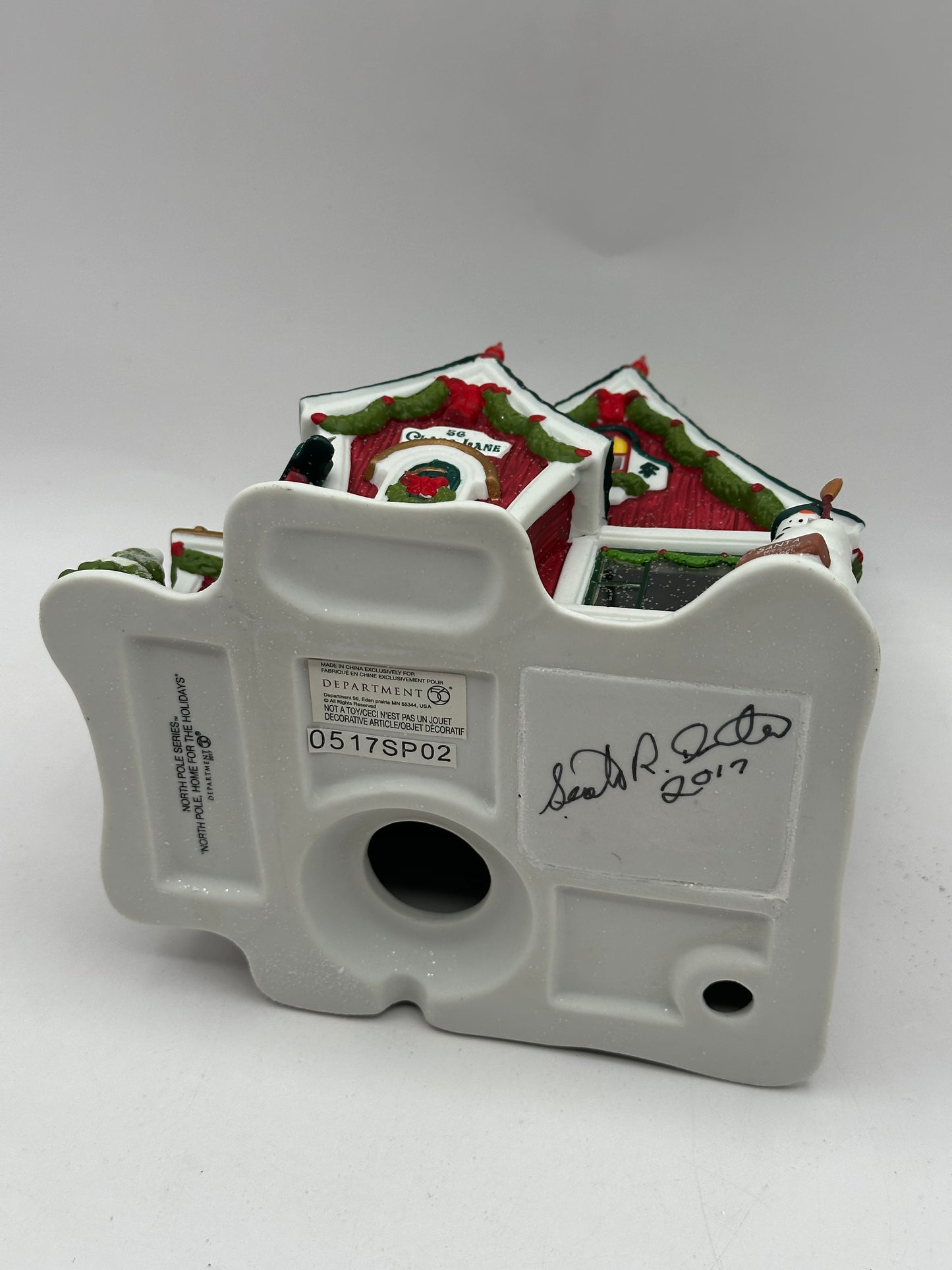 Department 56 - North Pole, Home For The Holidays (Signed by Artist) - North Pole Series