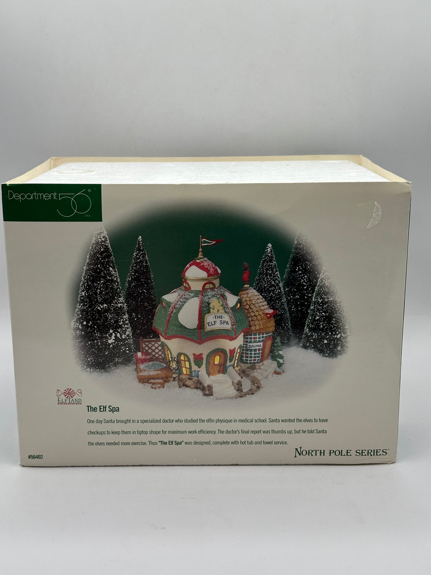 Department 56 - 'Elf Land' The Elf Spa - North Pole Series