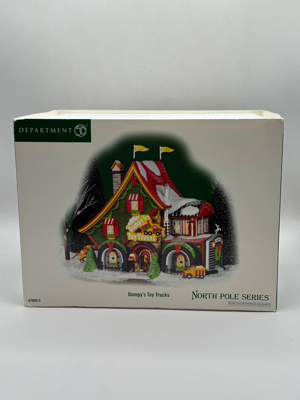 Department 56 - Dumpy's Toy Trucks - North Pole Series