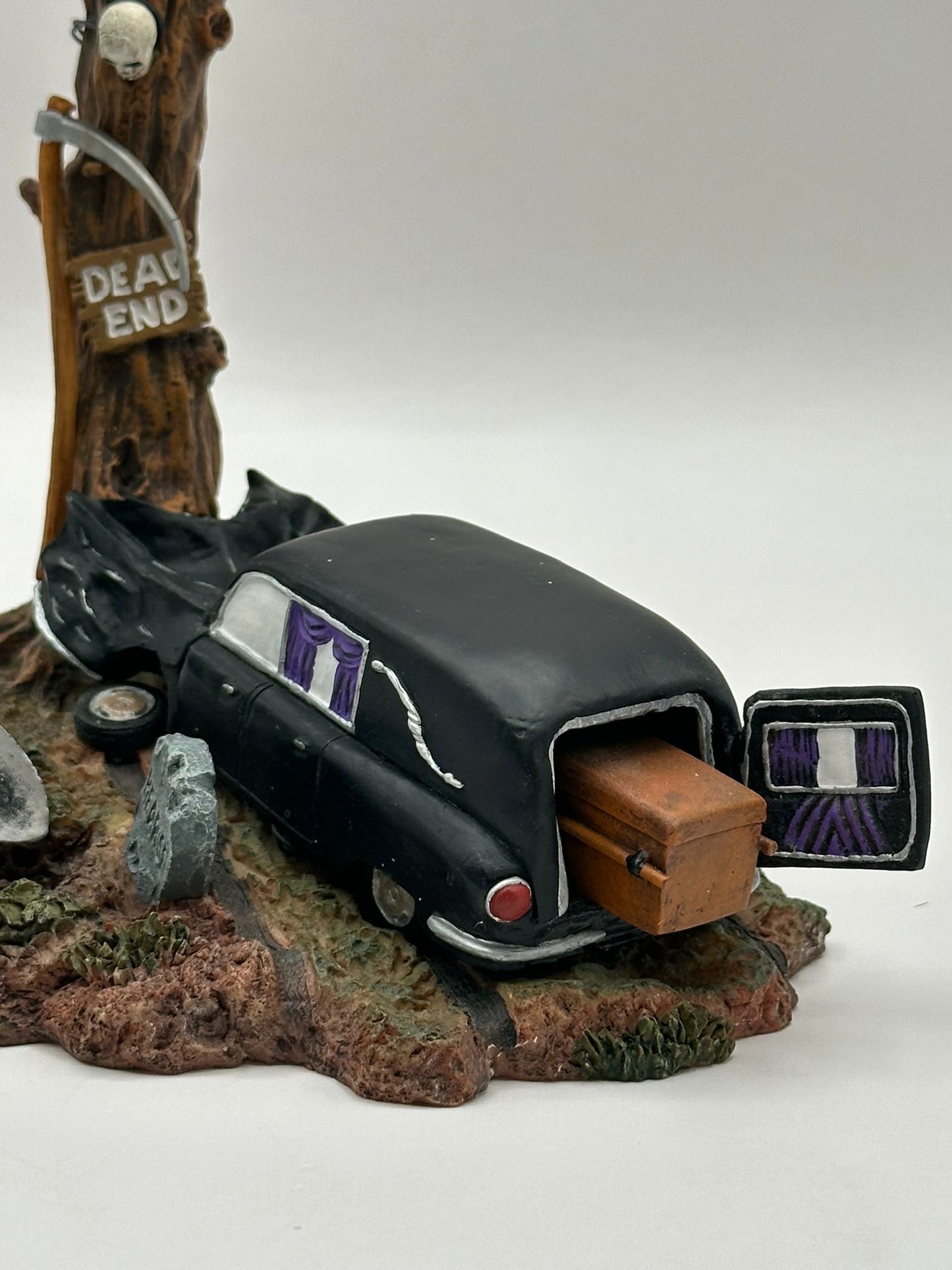 Department 56 - Haunted Hearse - Snow Village Halloween