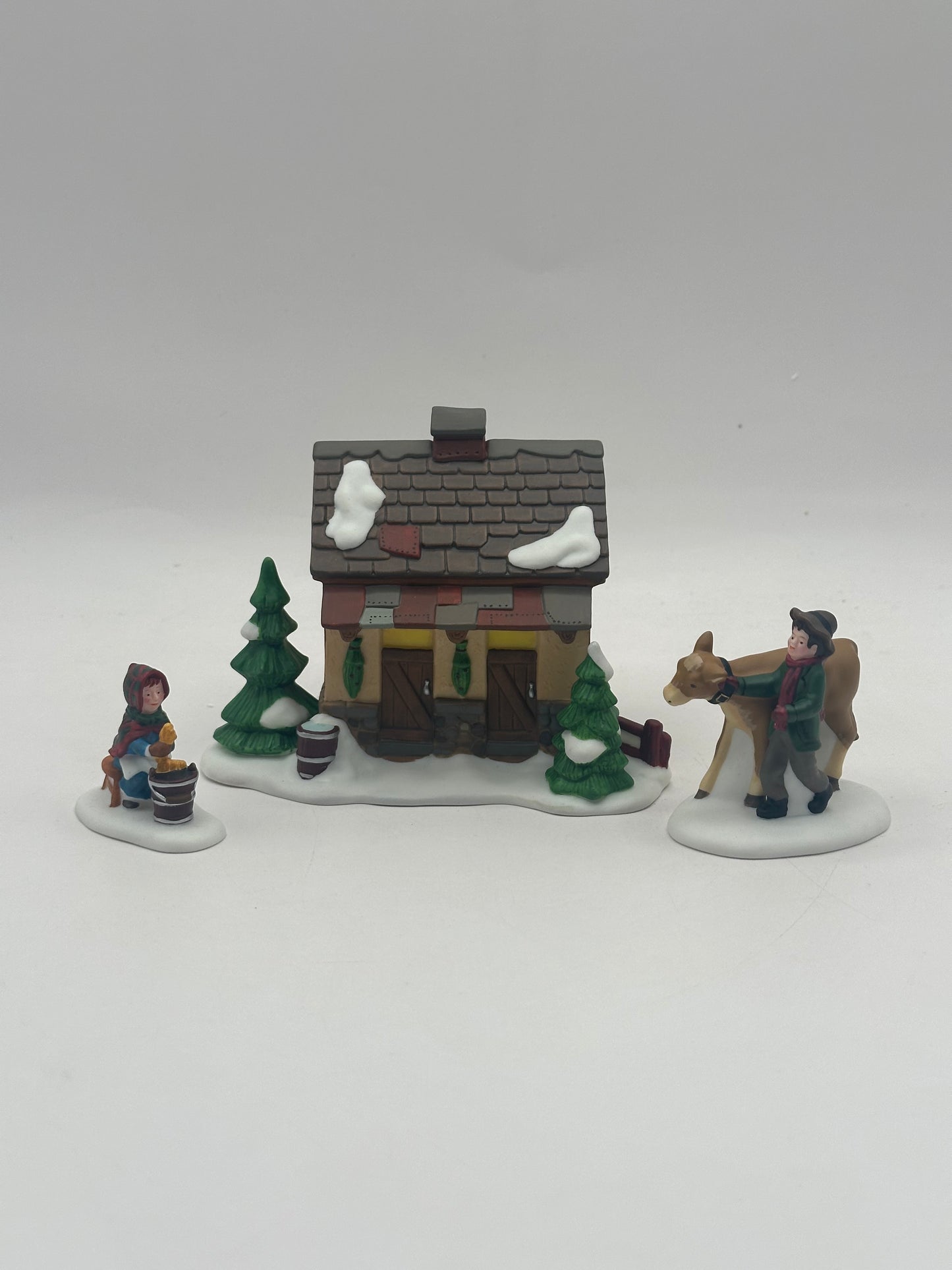 Department 56 - Tending The New Calves - Dickens' Village
