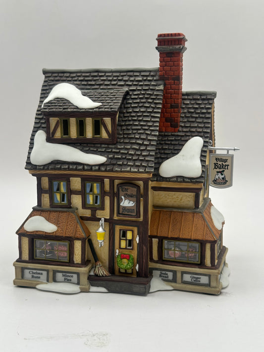 Department 56 - Golden Swan Baker (Anniversary Edition) - Dickens' Village