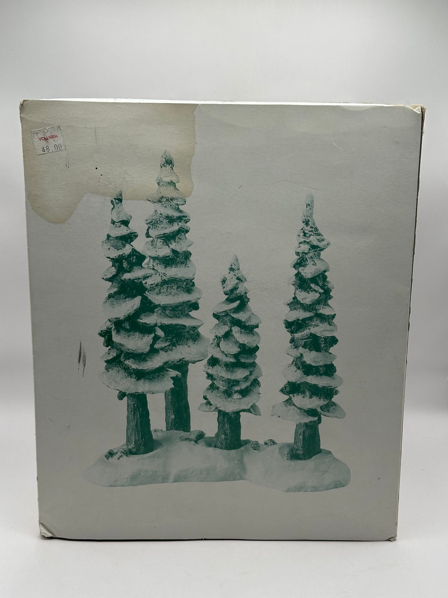 Dept 56 Village Accessories Porcelain Pole Pine Forest