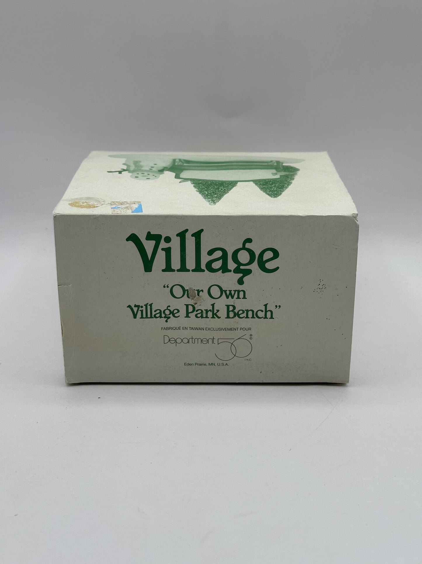 Dept 56 Village Accessories Our Own Village Park Bench