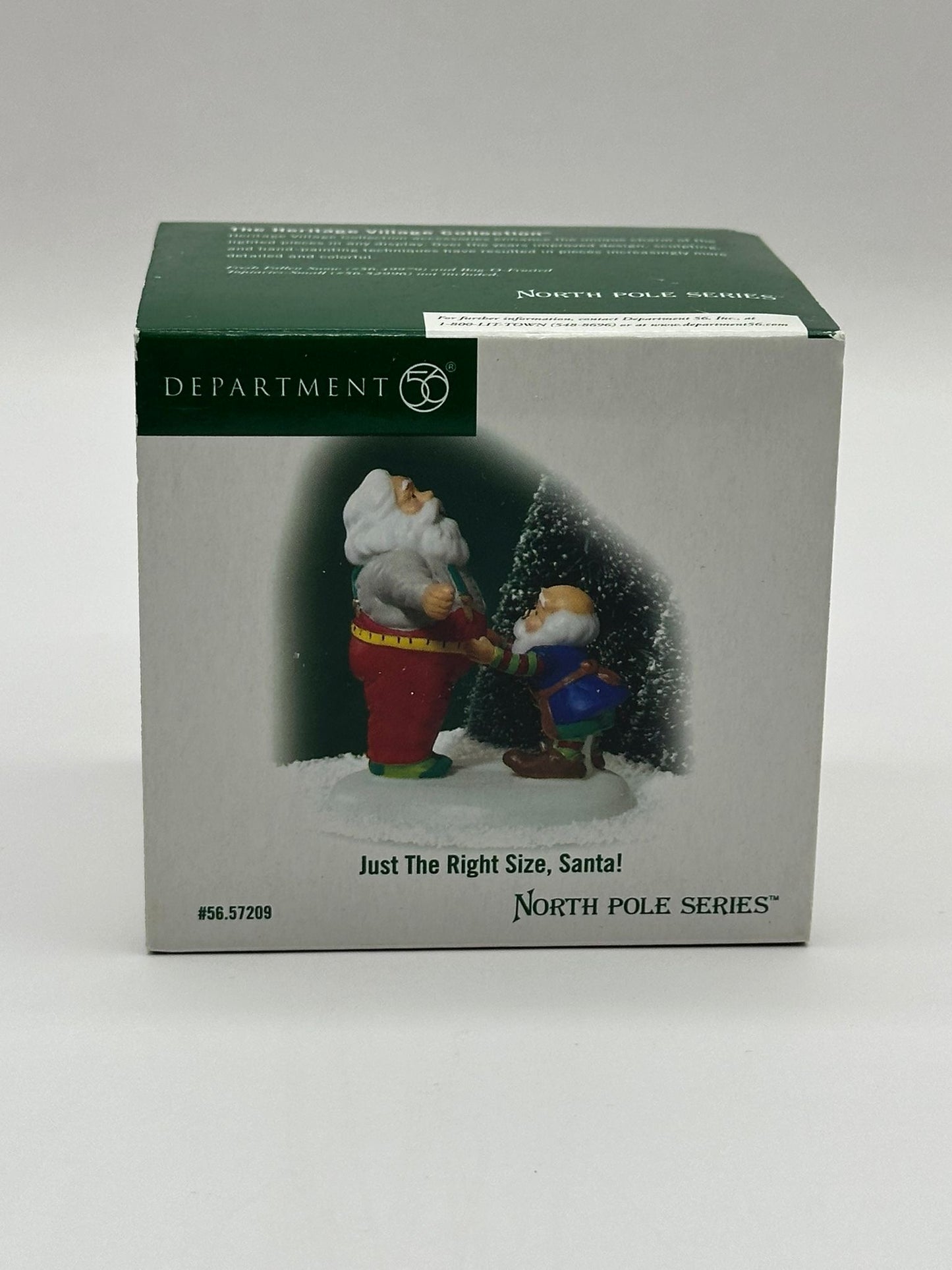 Department 56 - Just The Right Size, Santa! - North Pole Series