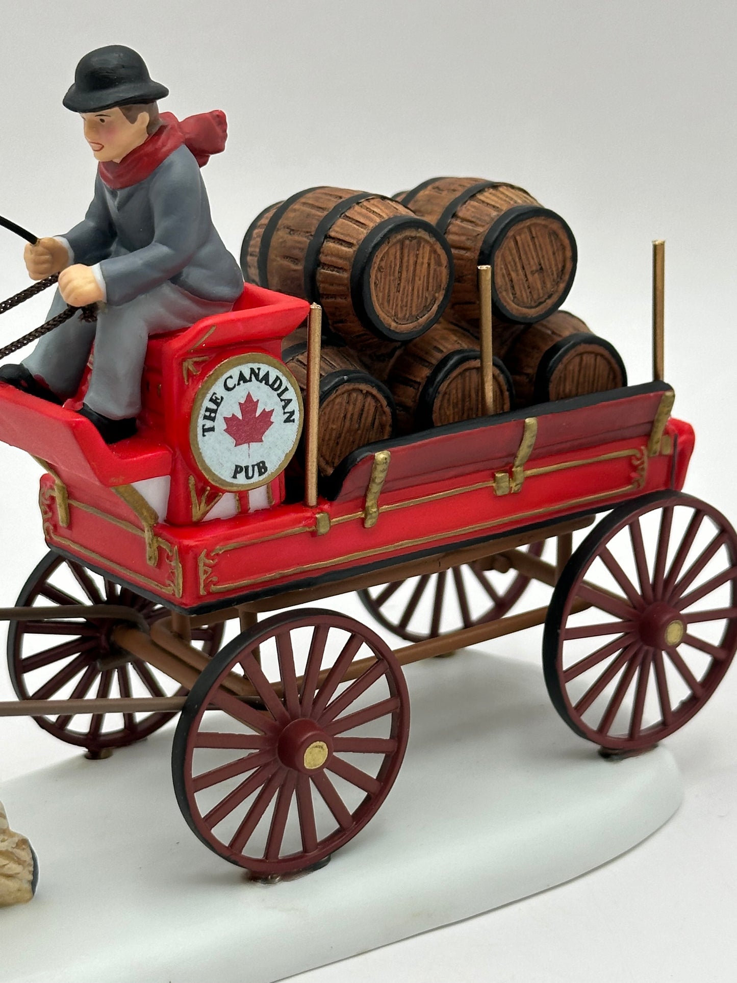 Department 56 - Canadian Pub Beer Wagon - Dickens' Village
