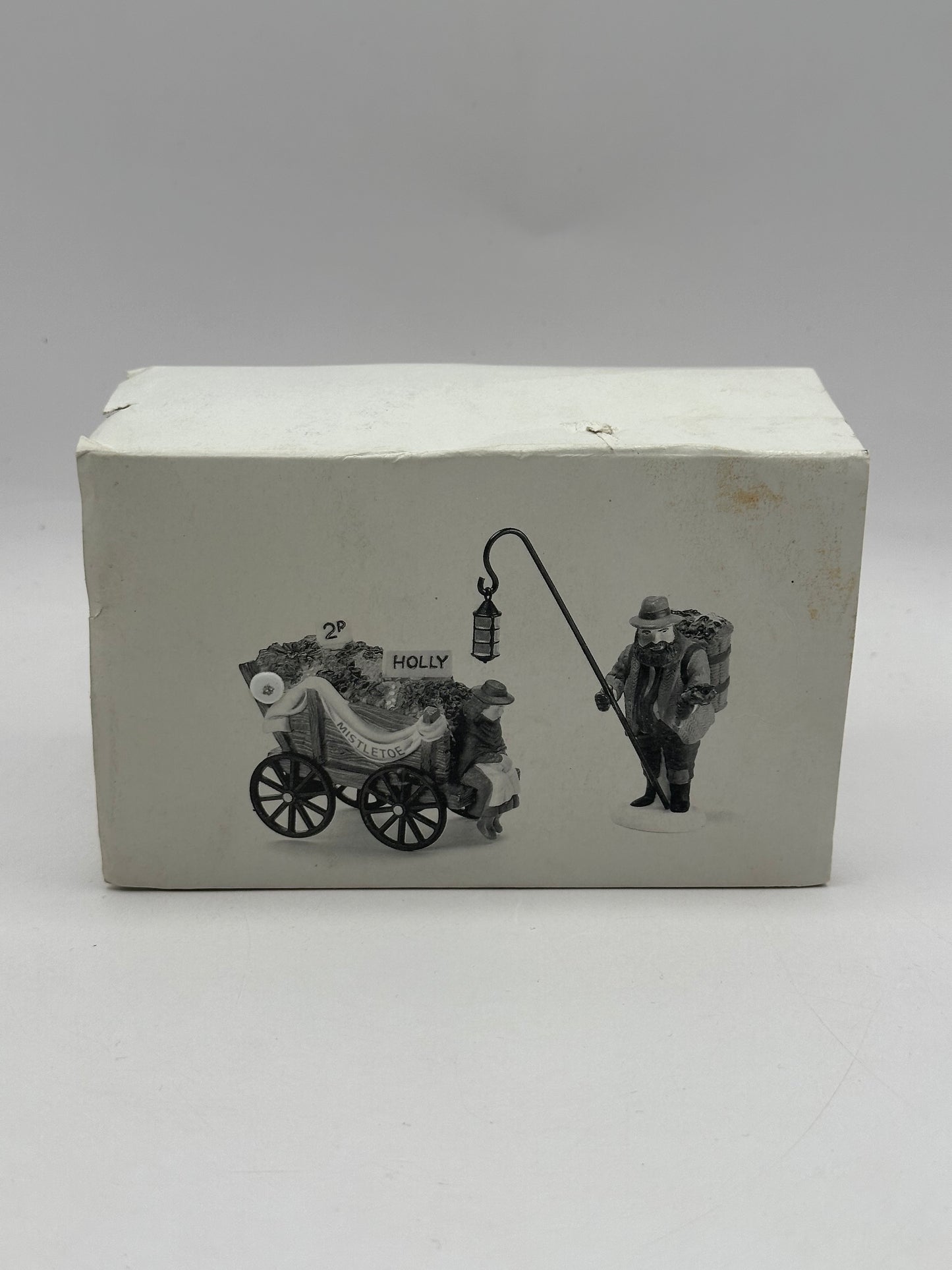 Department 56 - Chelsea Market Mistletoe Monger & Cart - Dickens’ Village