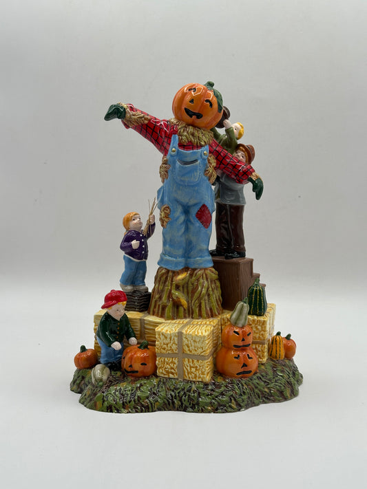 Department 56 - Building The Scarecrow - Snow Village Halloween