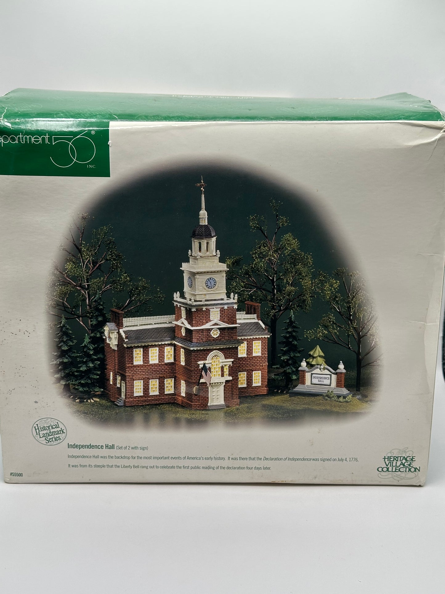 Department 56 - Independence Hall - Historical Landmark Series