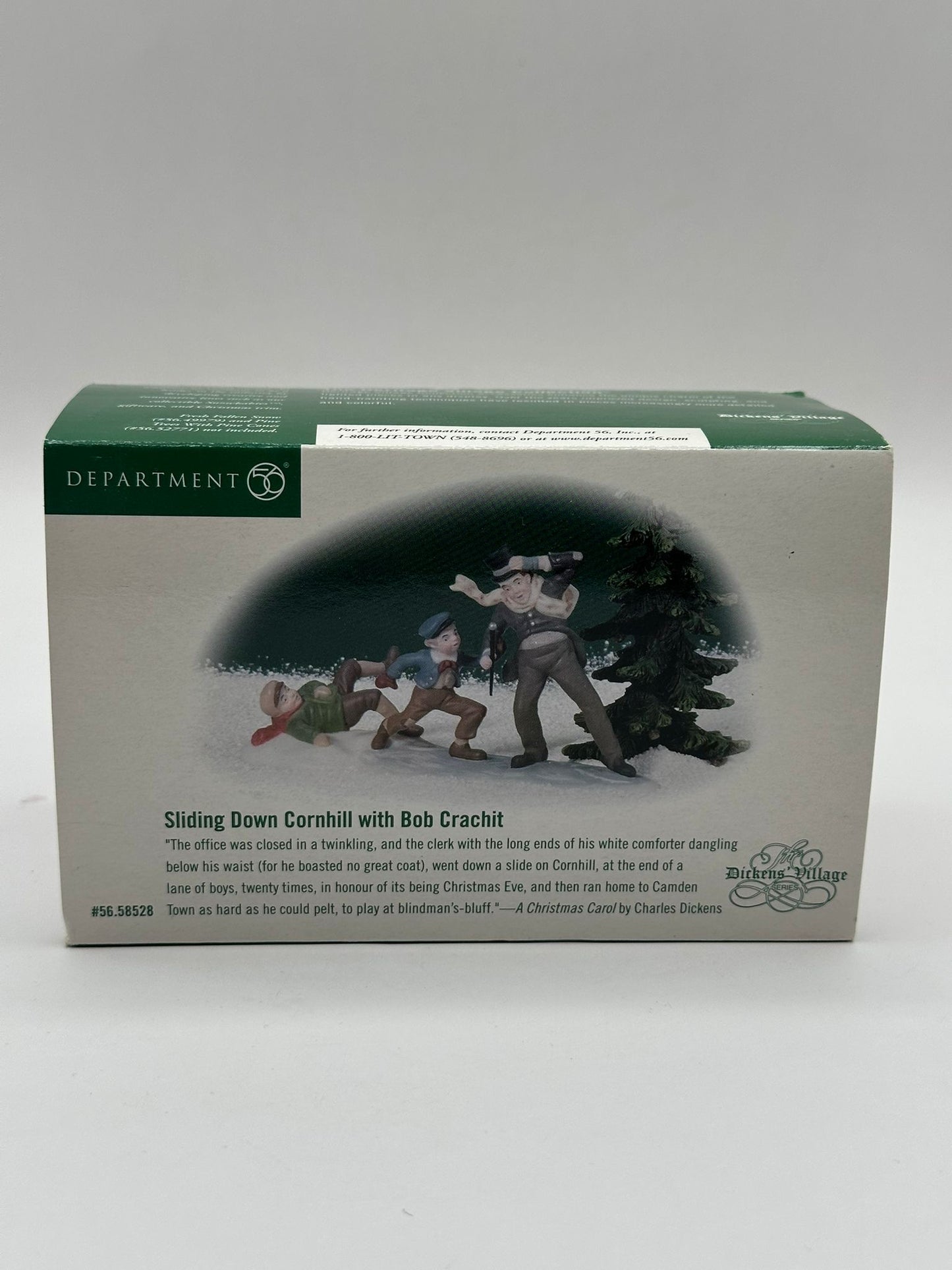 Department 56 - Sliding Down Cornhill With Bob Cratchit - Dickens' Village