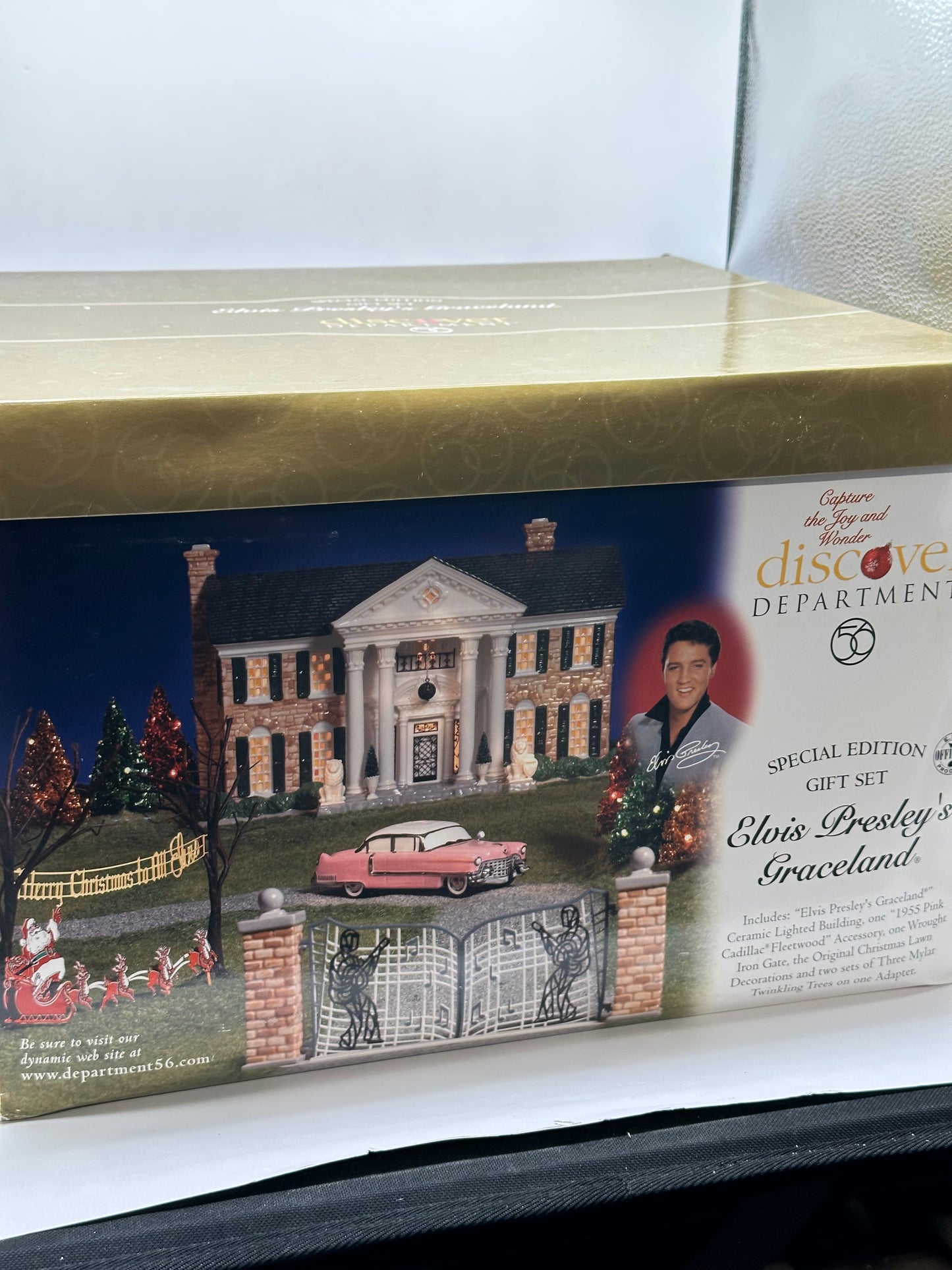 Department 56 - Elvis Presley's Graceland Gift Set - Original Snow Village