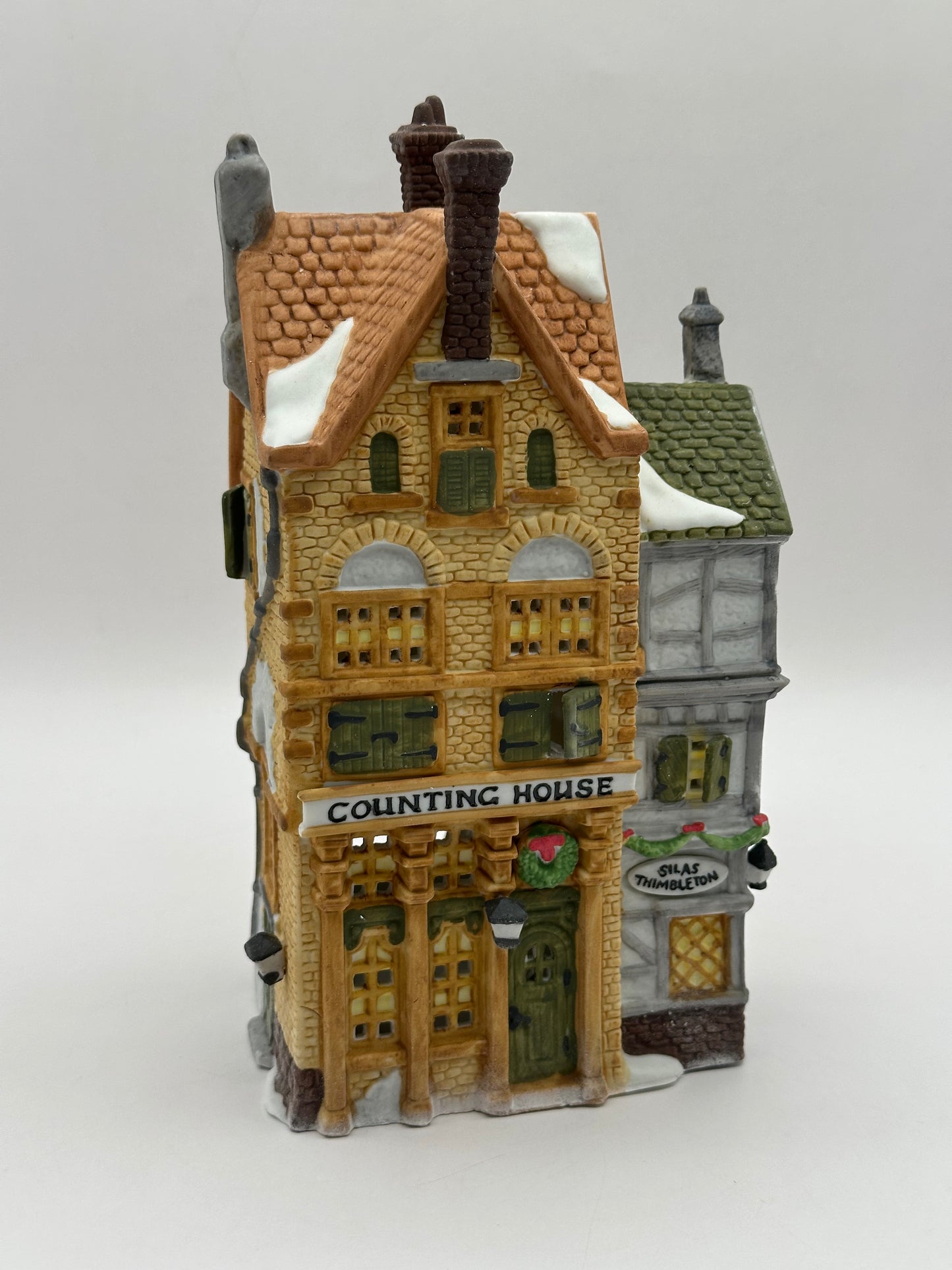 Department 56 - Counting House & Silas Thimbleton - Dickens’ Village