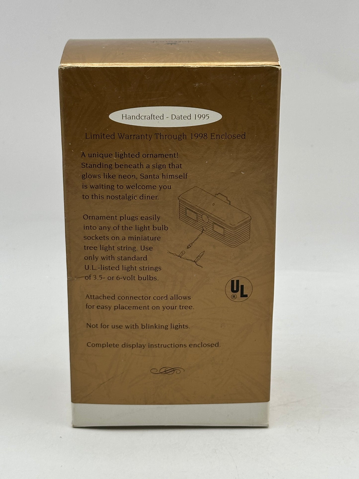 1995 Santa’s Diner Hallmark Keepsake Ornament