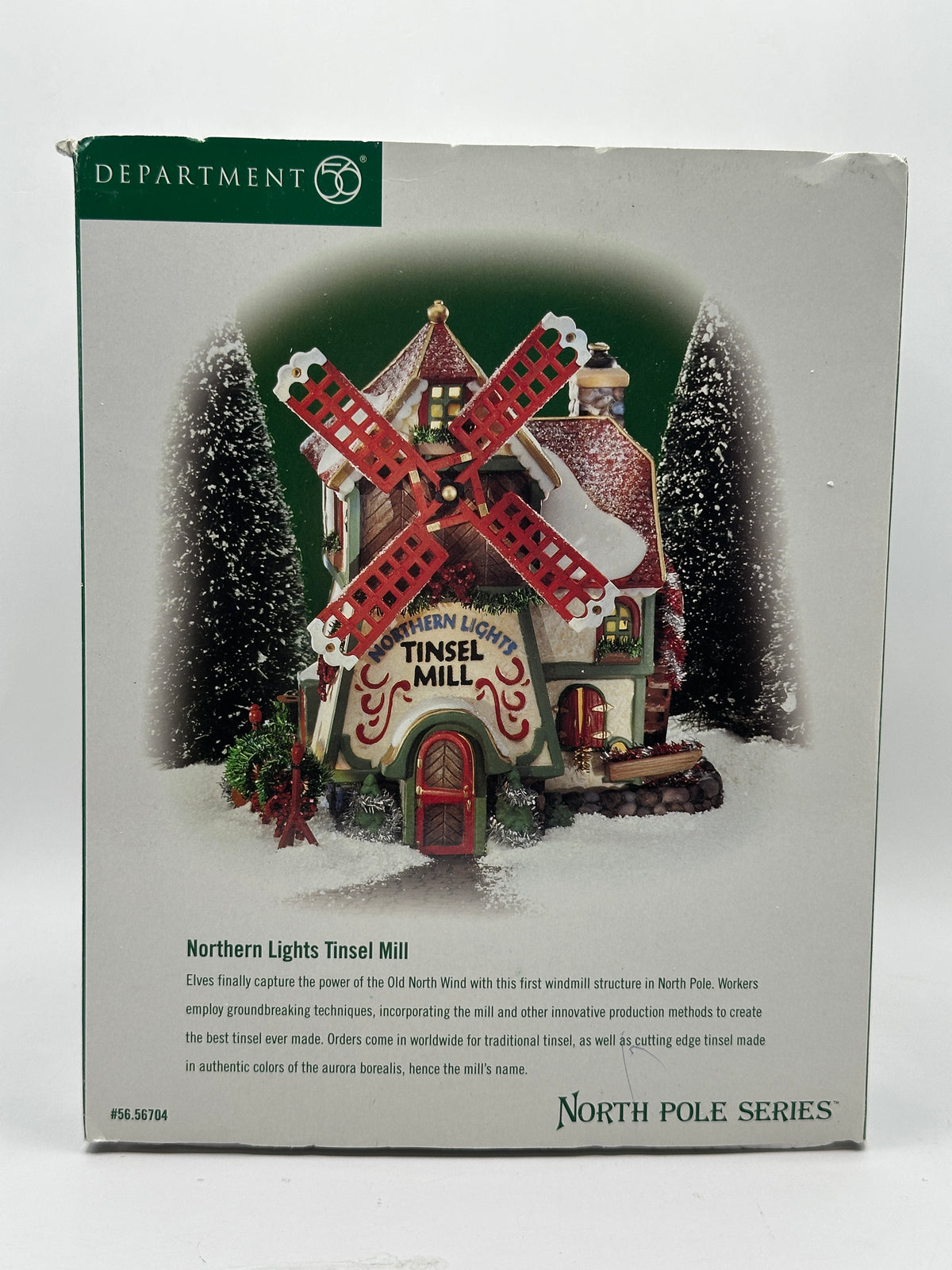 Department 56 - Northern Lights Tinsel Mill - North Pole Series