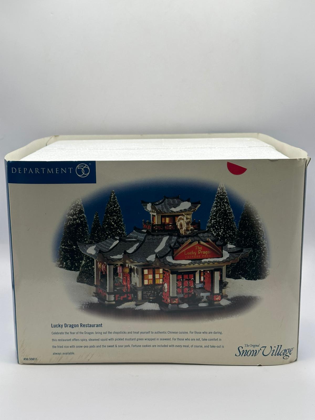 Department 56 - Lucky Dragon Restaurant - Original Snow Village
