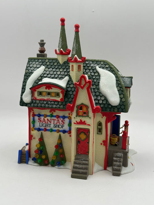 Department 56 - Santa’s Light Shop - North Pole Series