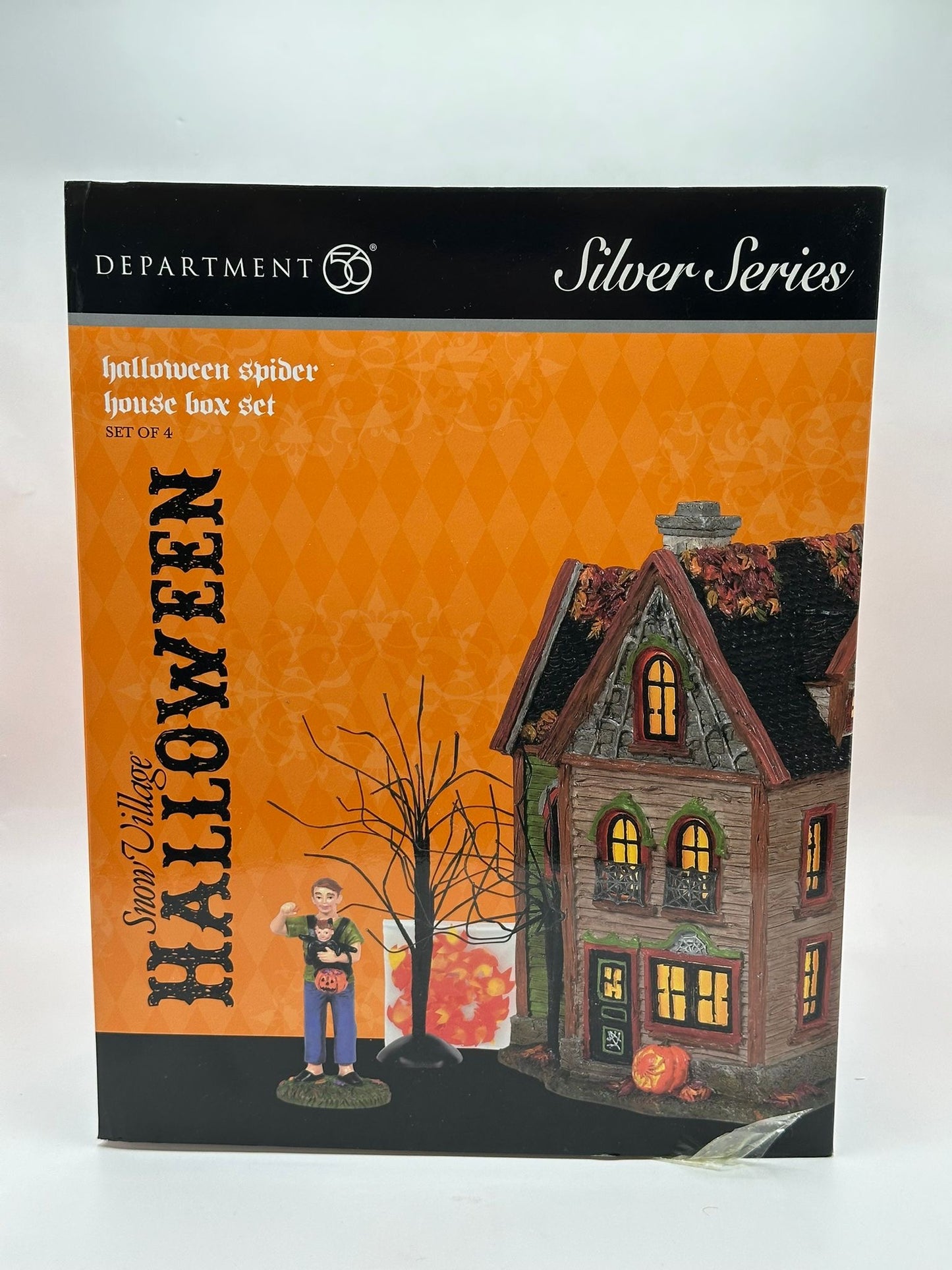 Department 56 - Halloween Spider House Box Set - Snow Village Halloween