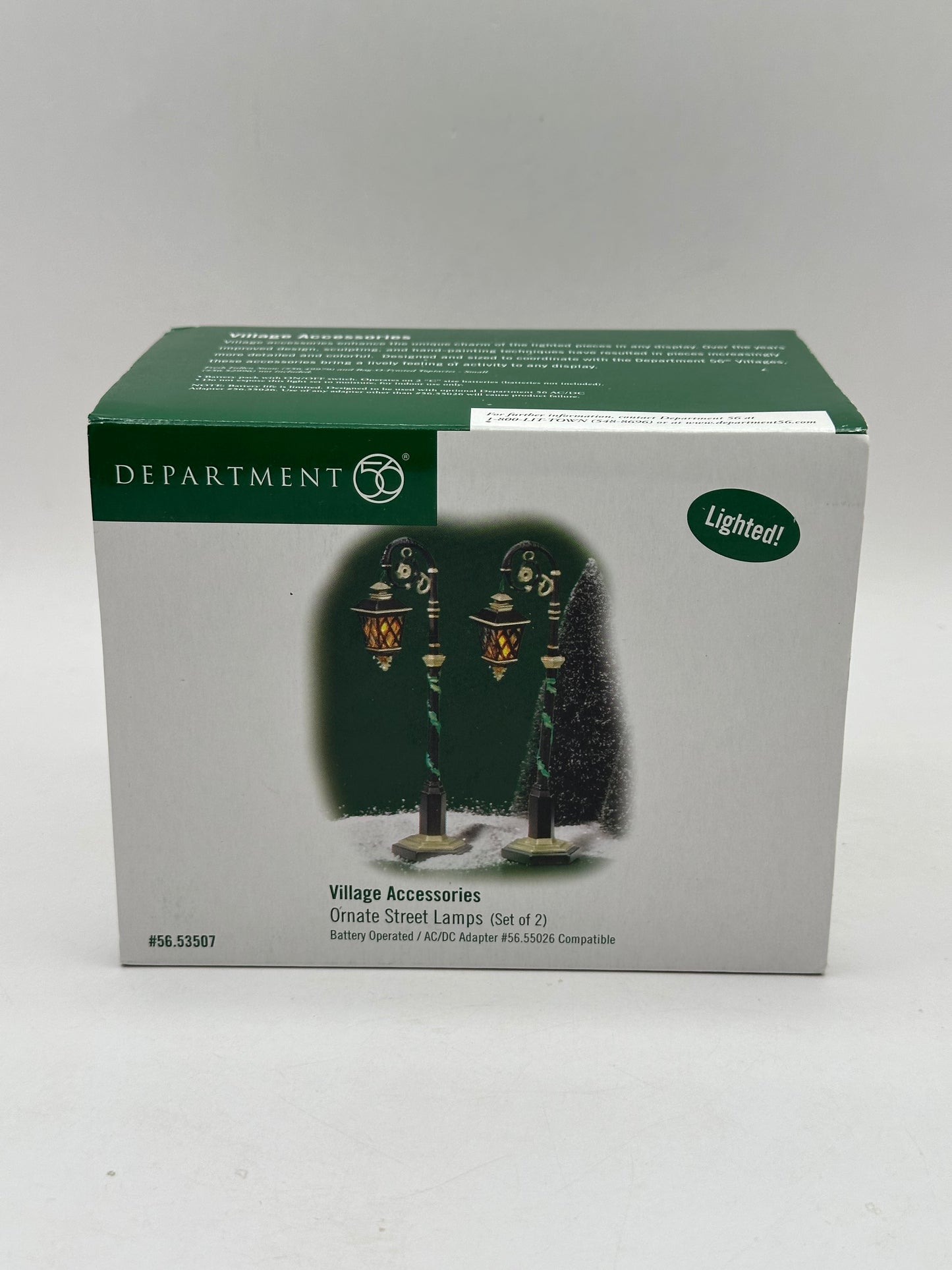 Department 56 - Ornate Street Lamps - Village Accessories