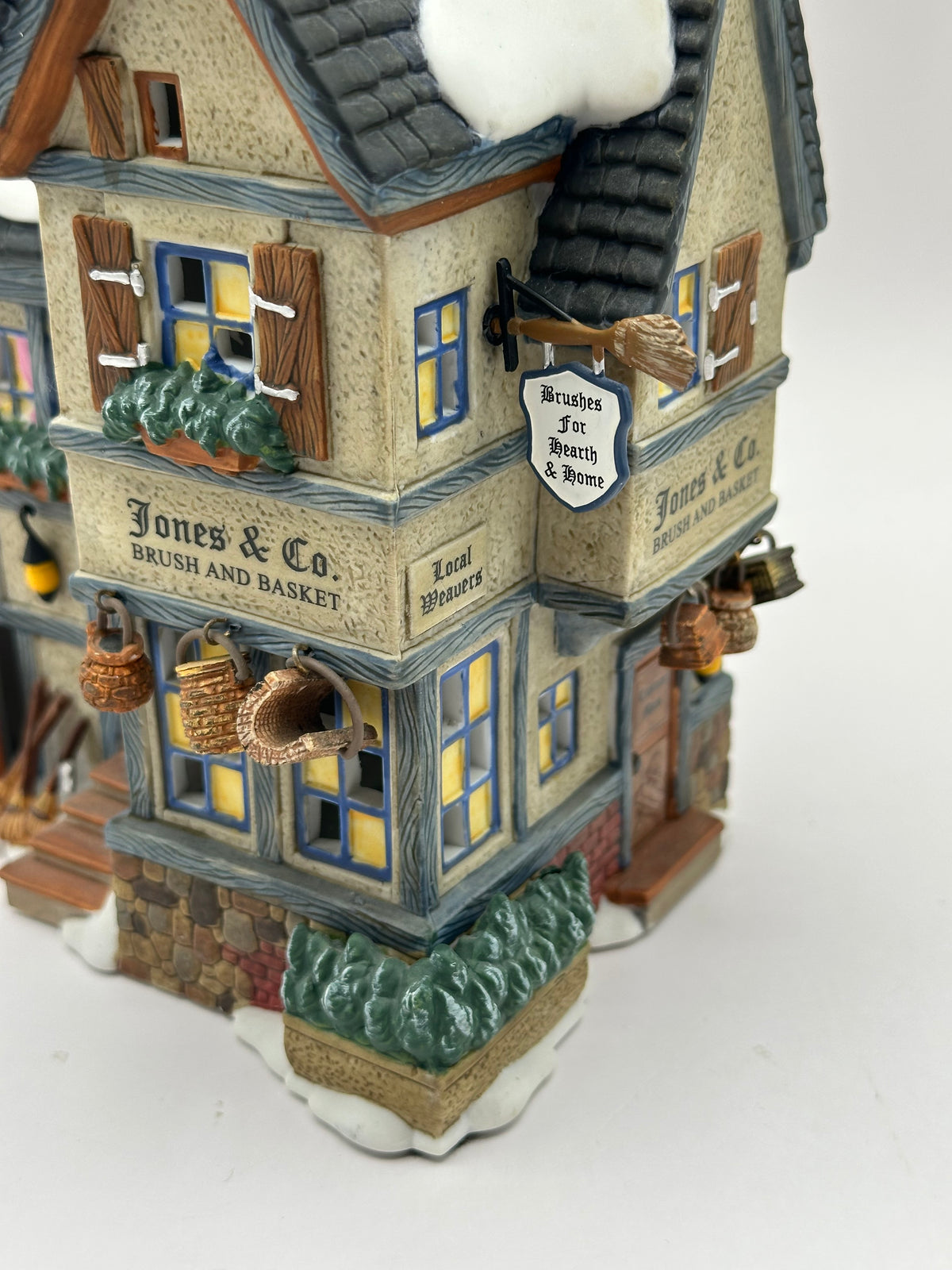 Department 56 - Jones & Co. Brush & Basket Shop (Anniversary Edition) - Dickens' Village