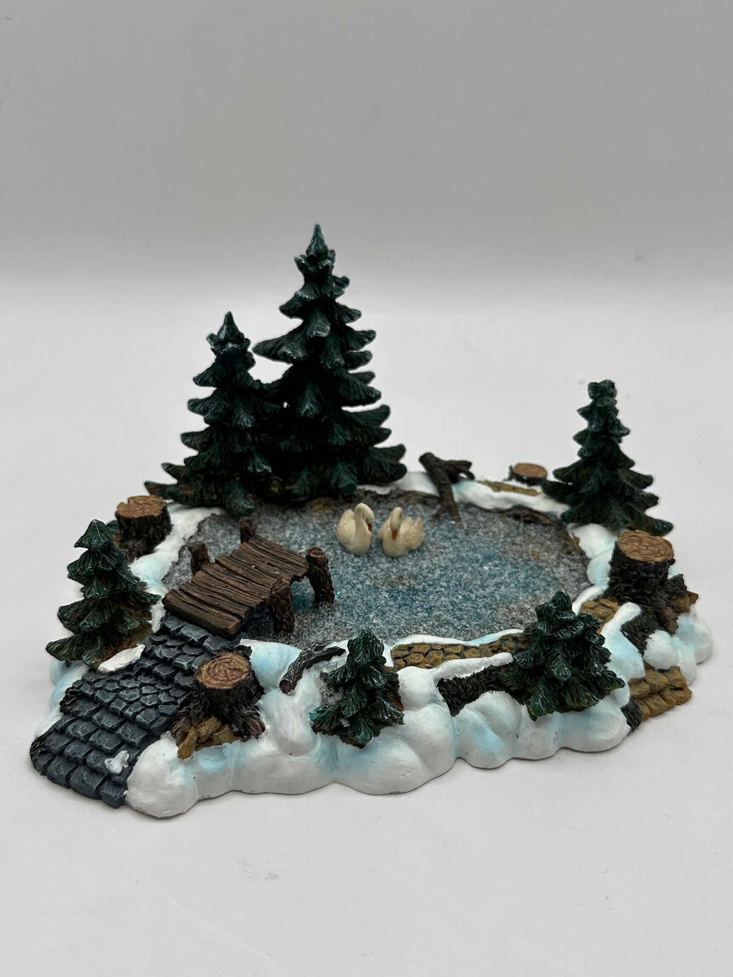 Lemax Pine Haven Pond