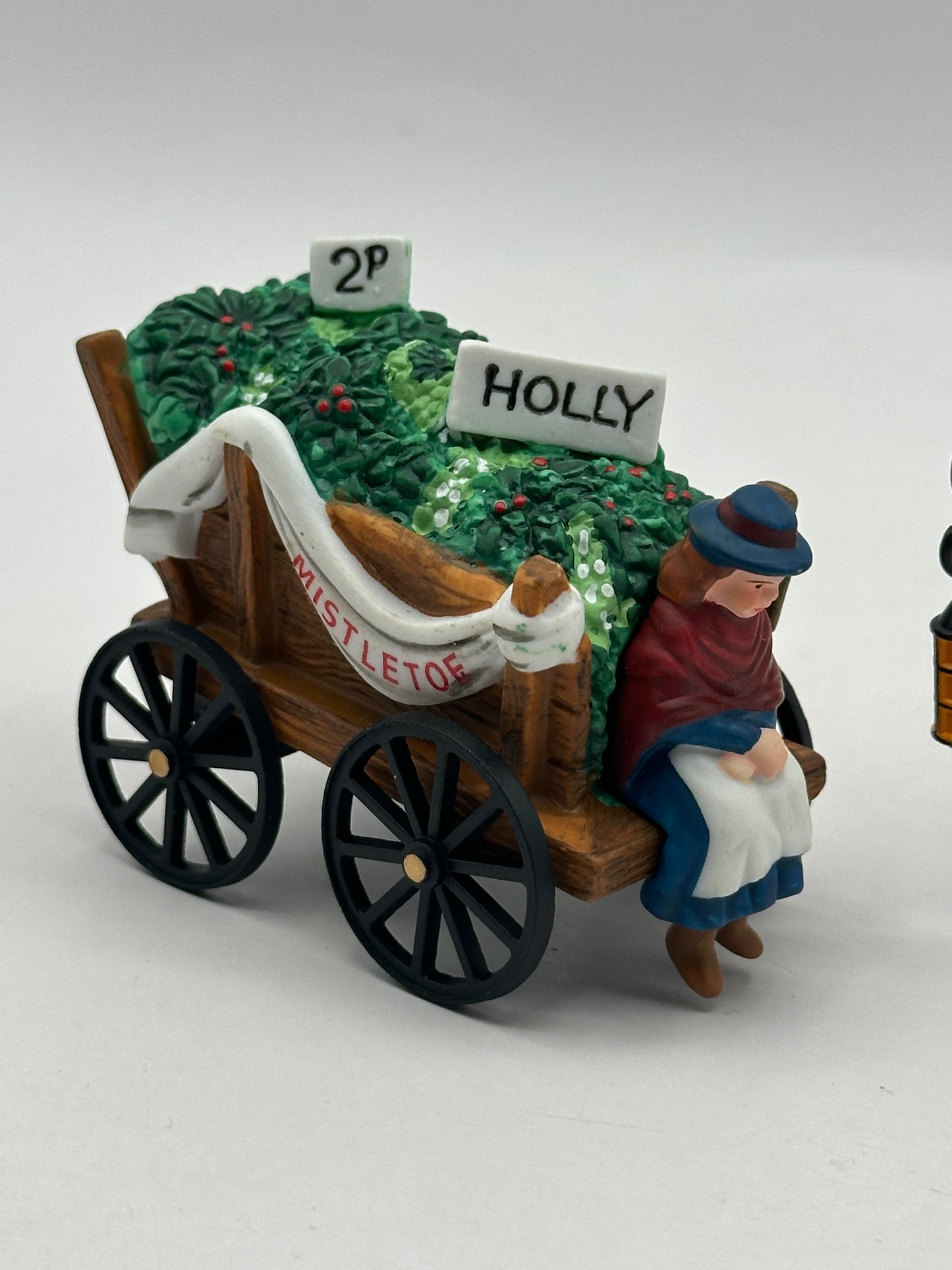 Department 56 - Chelsea Market Mistletoe Monger & Cart - Dickens’ Village