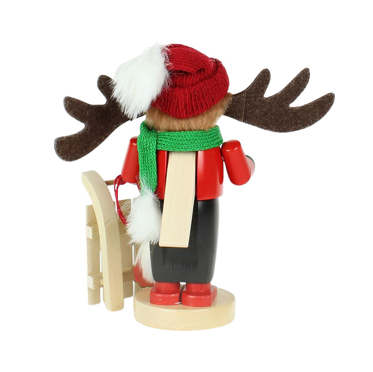 Steinbach Nutcracker - Chubby Rudolf with Sleigh 10.6"