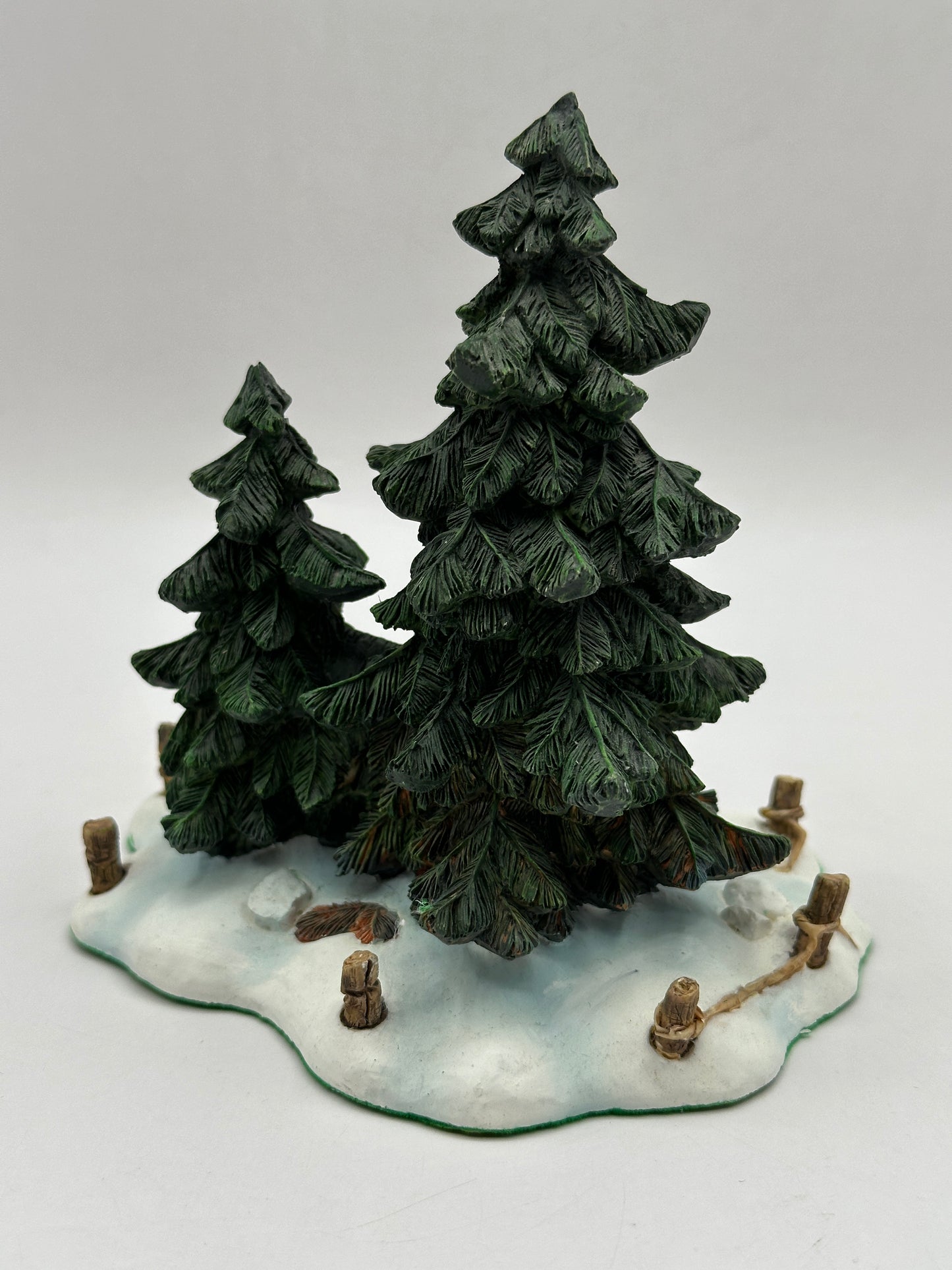 Department 56 - Village Double Pine Trees - Village Accessories