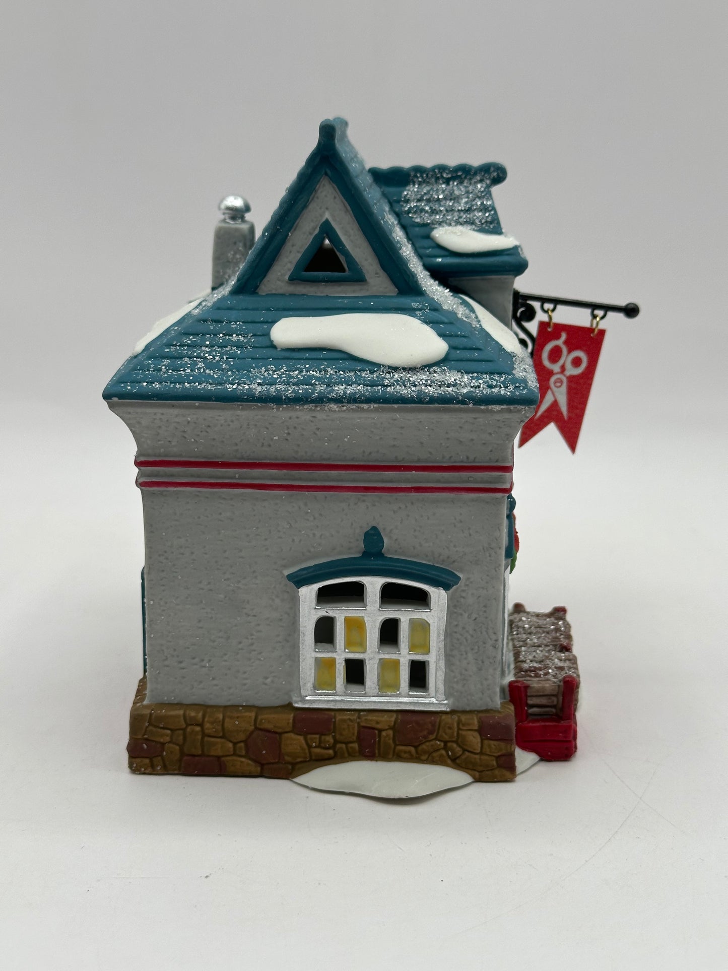 Department 56 - Beard Barber Shop - North Pole Series