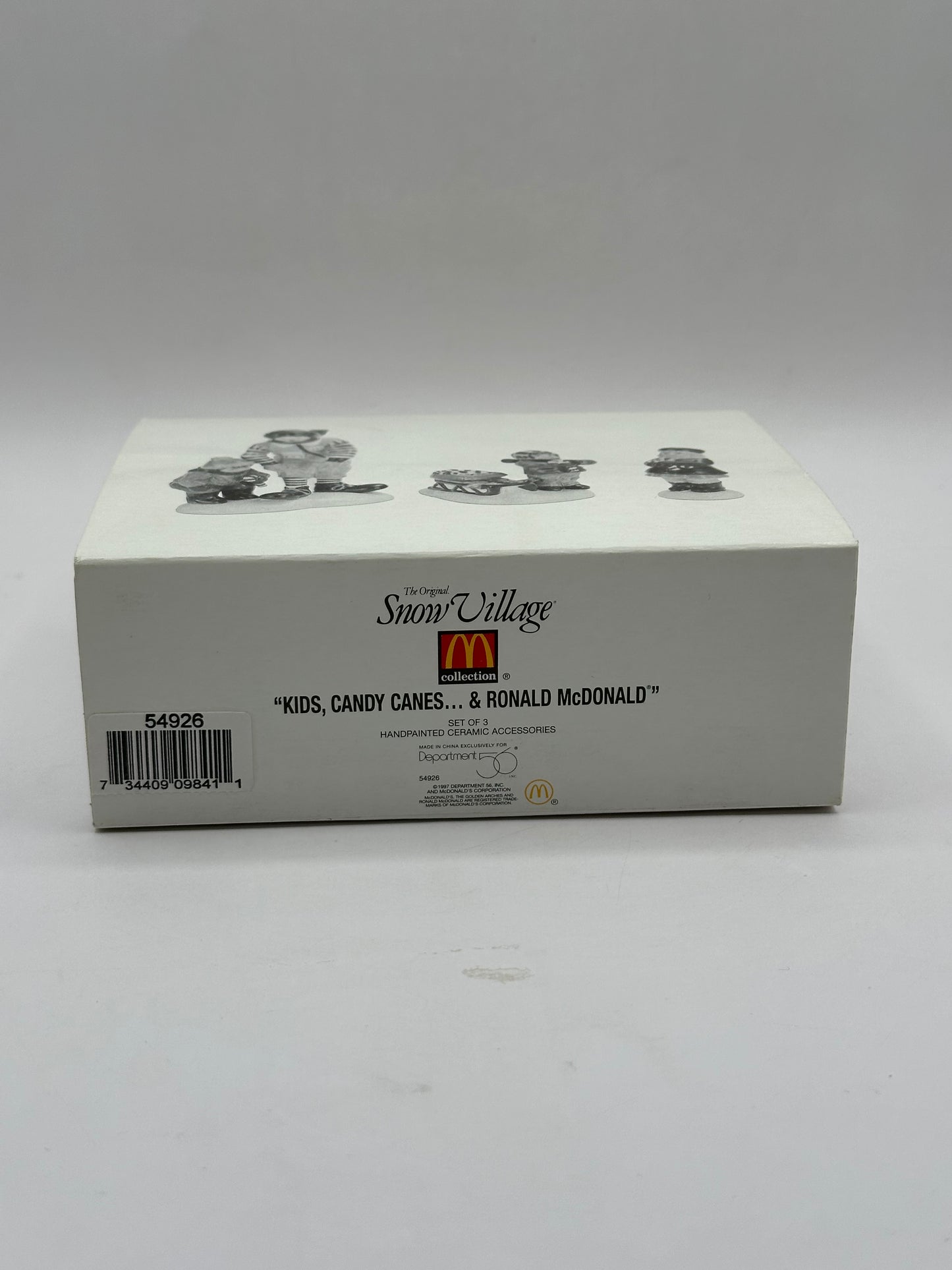 Department 56 - Kids, Candy Canes...& Ronald McDonald - Original Snow Village