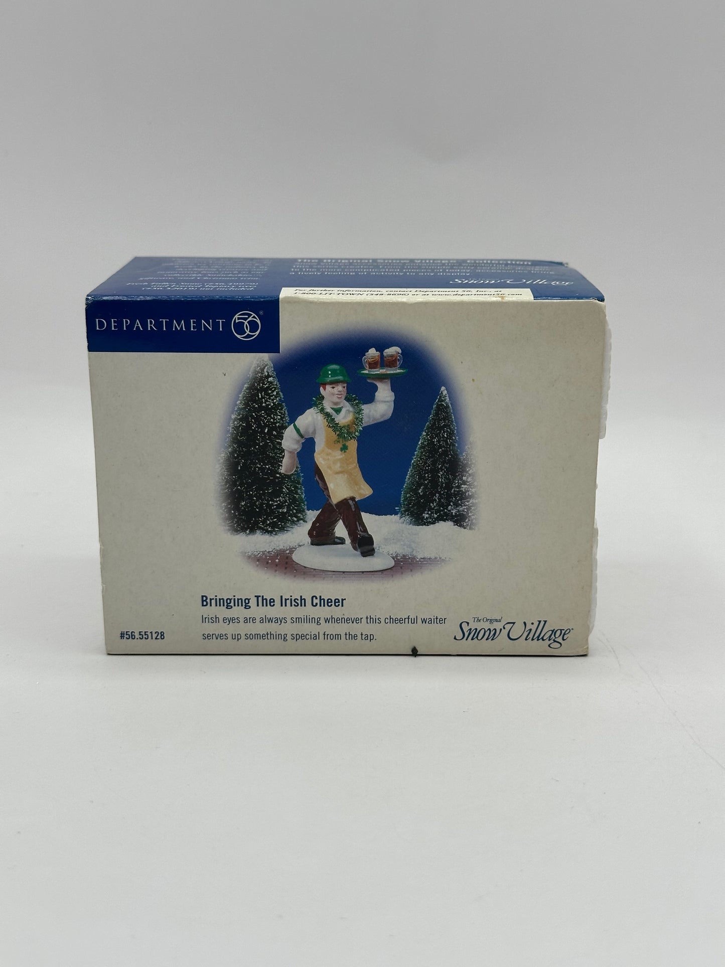 Dept 56 Original Snow Village Bringing the Irish Cheer